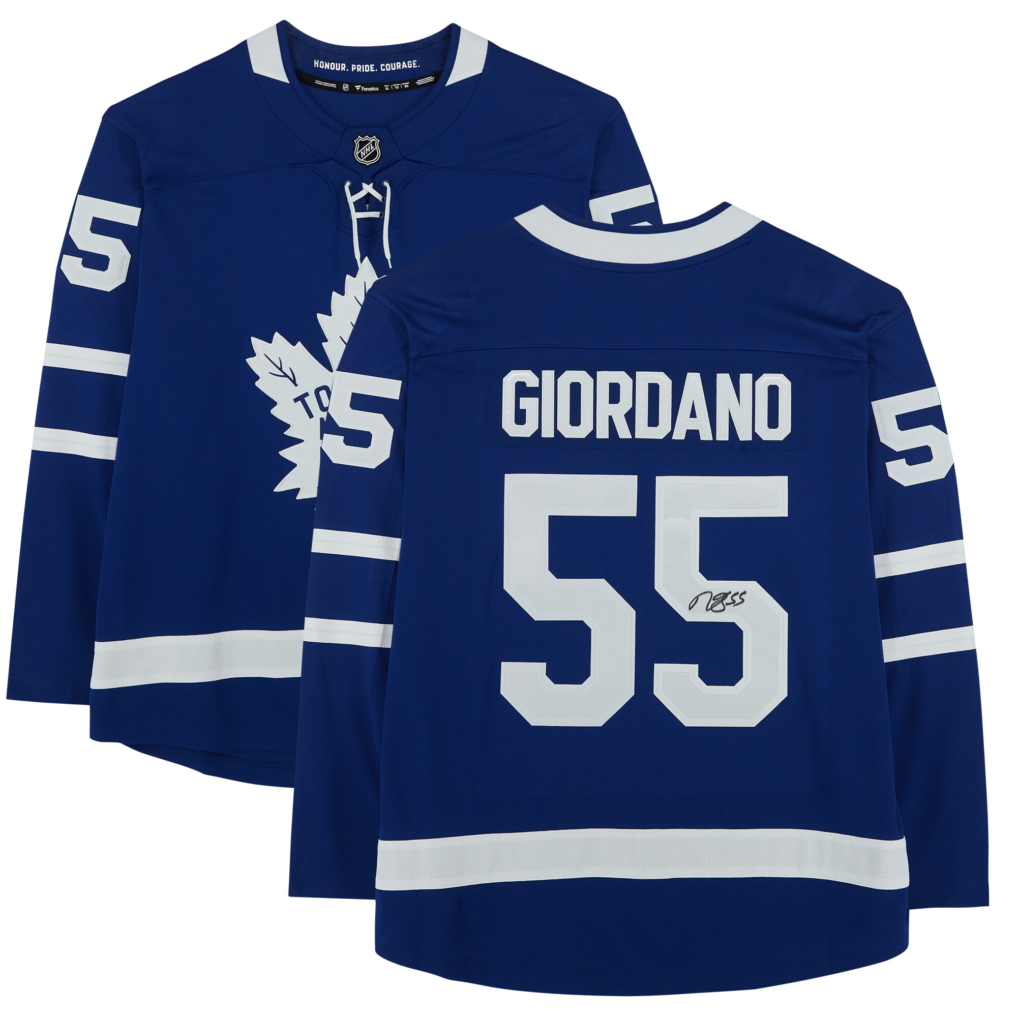 Mark Giordano Toronto Maple Leafs Fanatics Authentic Autographed Blue Fanatics Breakaway Jersey