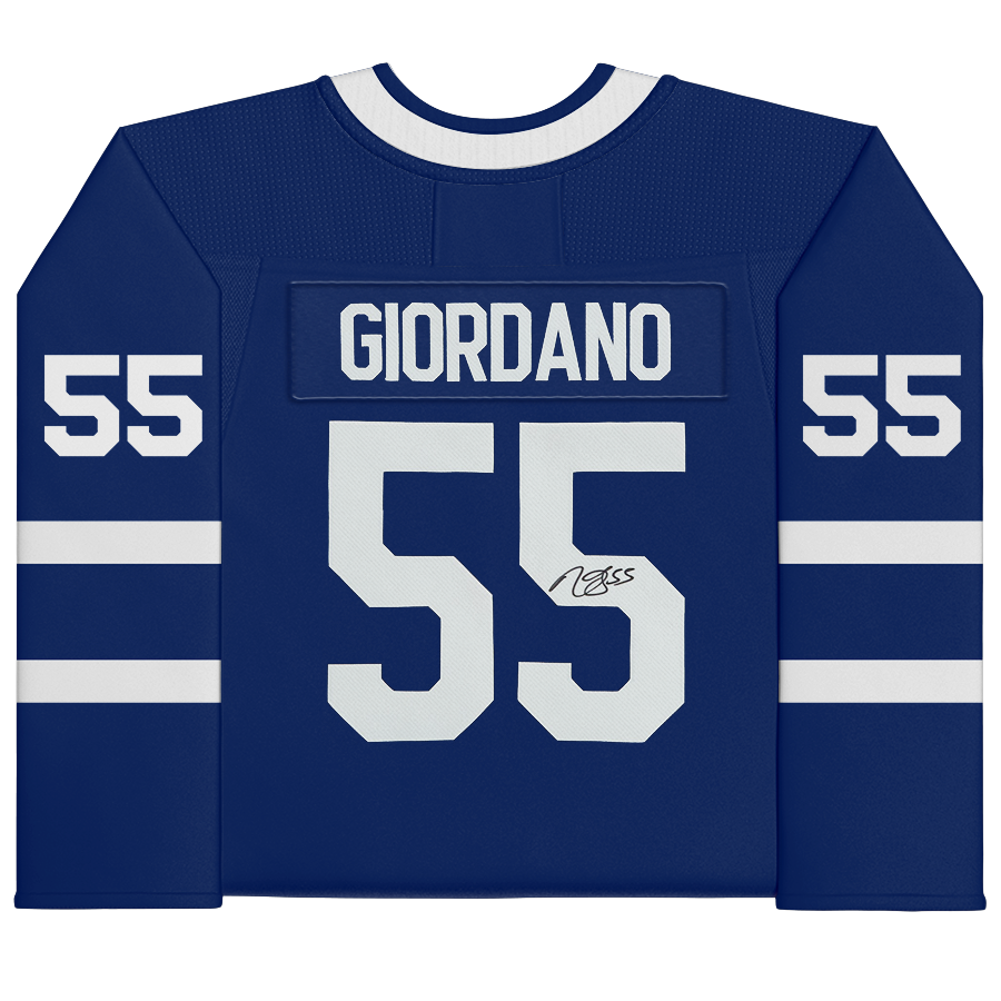 Mark Giordano Toronto Maple Leafs Fanatics Authentic Autographed Blue Fanatics Breakaway Jersey