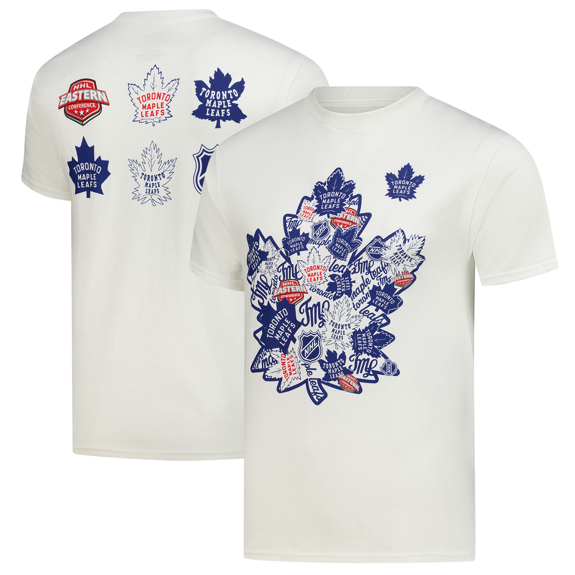 Men's Toronto Maple Leafs  Starter White Logo Collage T-Shirt