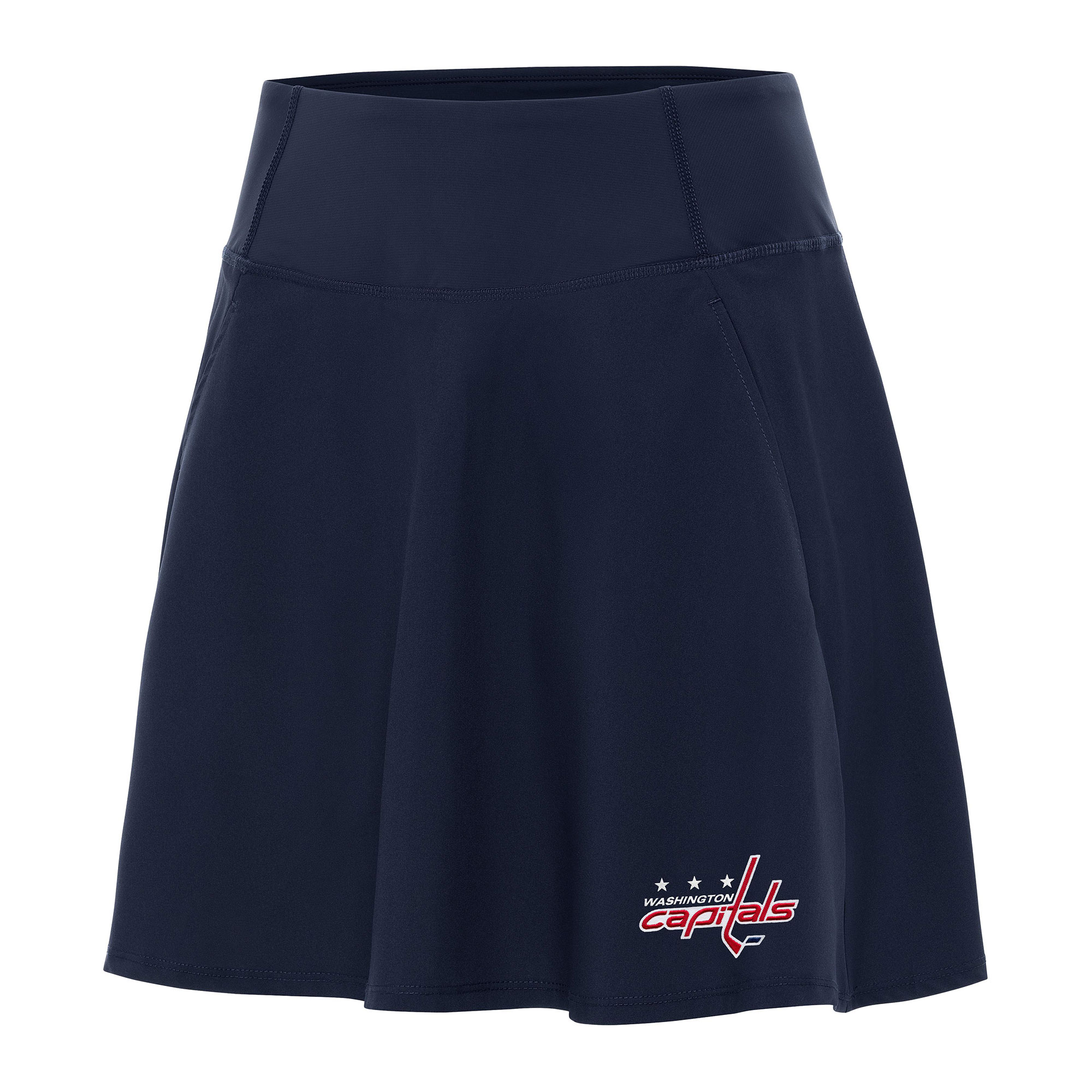 Women's Washington Capitals Antigua Navy Chip Skort