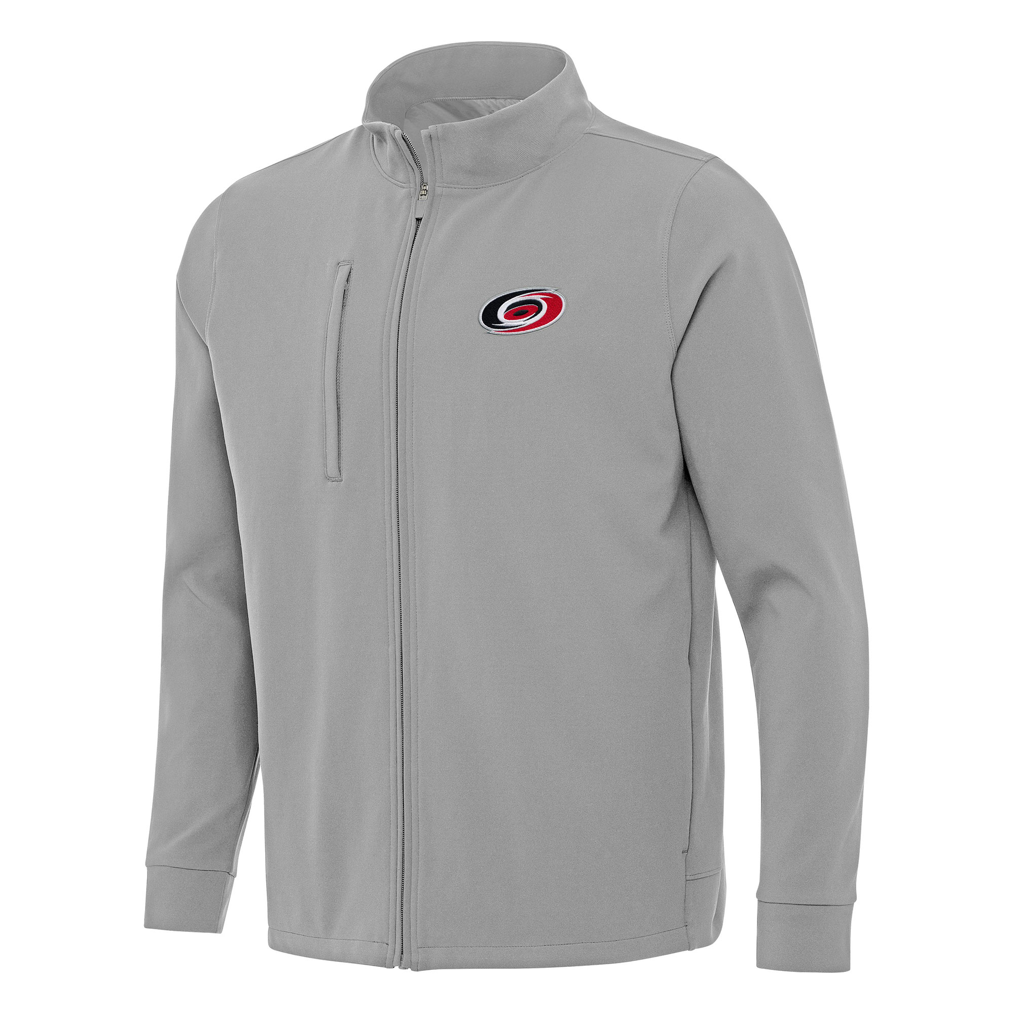 Men's Carolina Hurricanes  Antigua Gray Regard Full-Zip Jacket