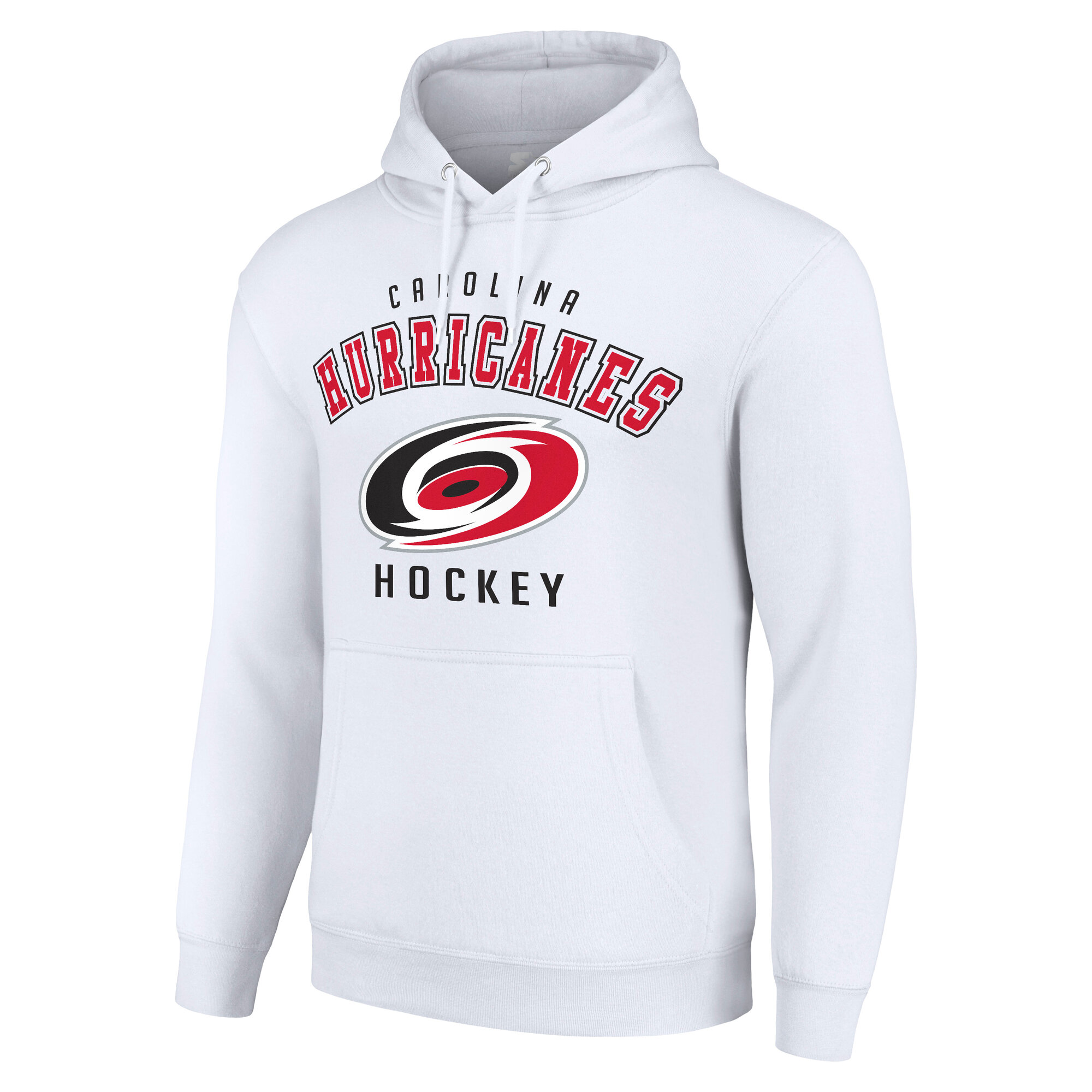 Men's Carolina Hurricanes Starter White  Logo Pullover Hoodie