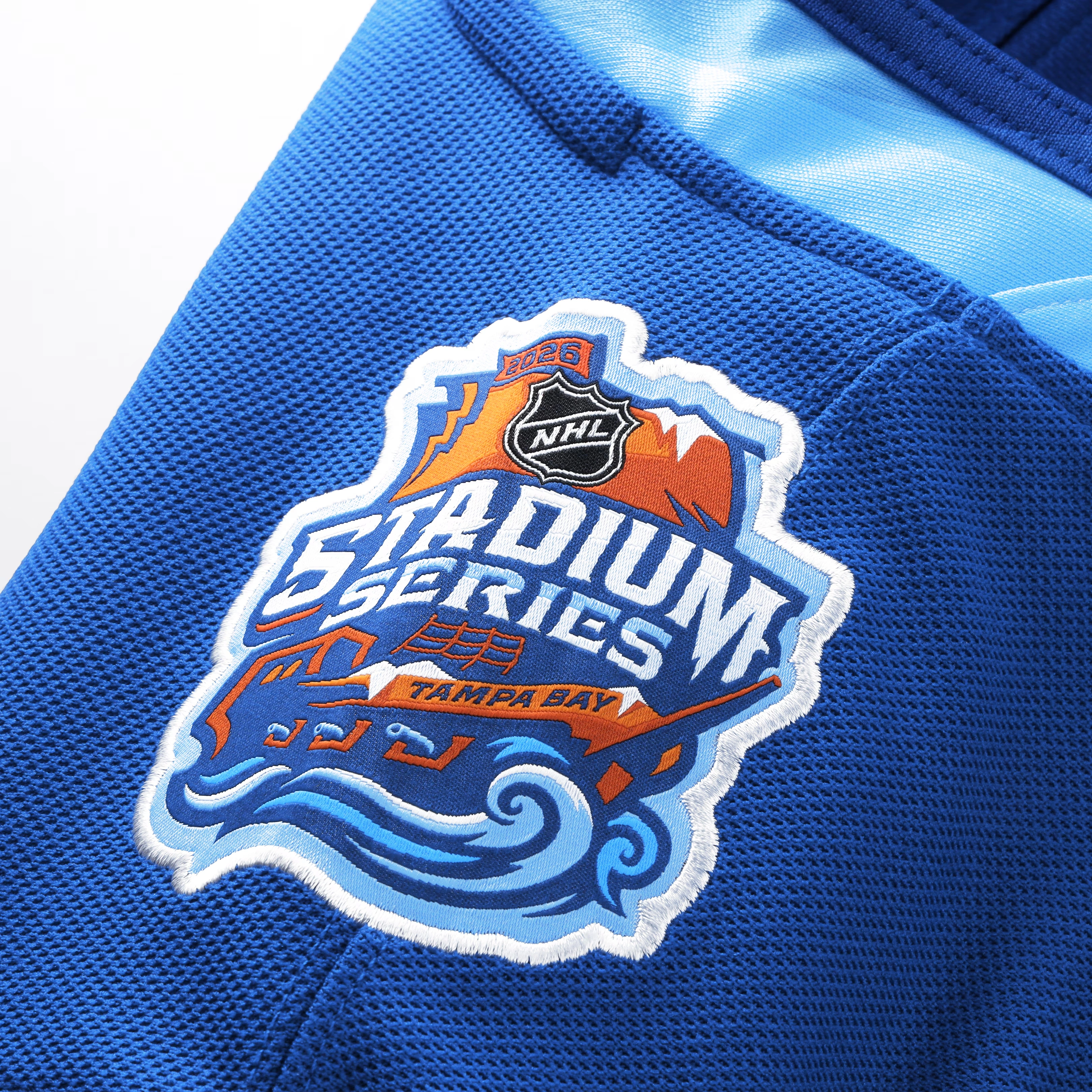 Men's Tampa Bay Lightning Fanatics Blue 2026 NHL Stadium Series Premium Custom Jersey 7 Men's Tampa Bay Lightning Fanatics Blue 2026 NHL Stadium Series Premium Custom Jersey