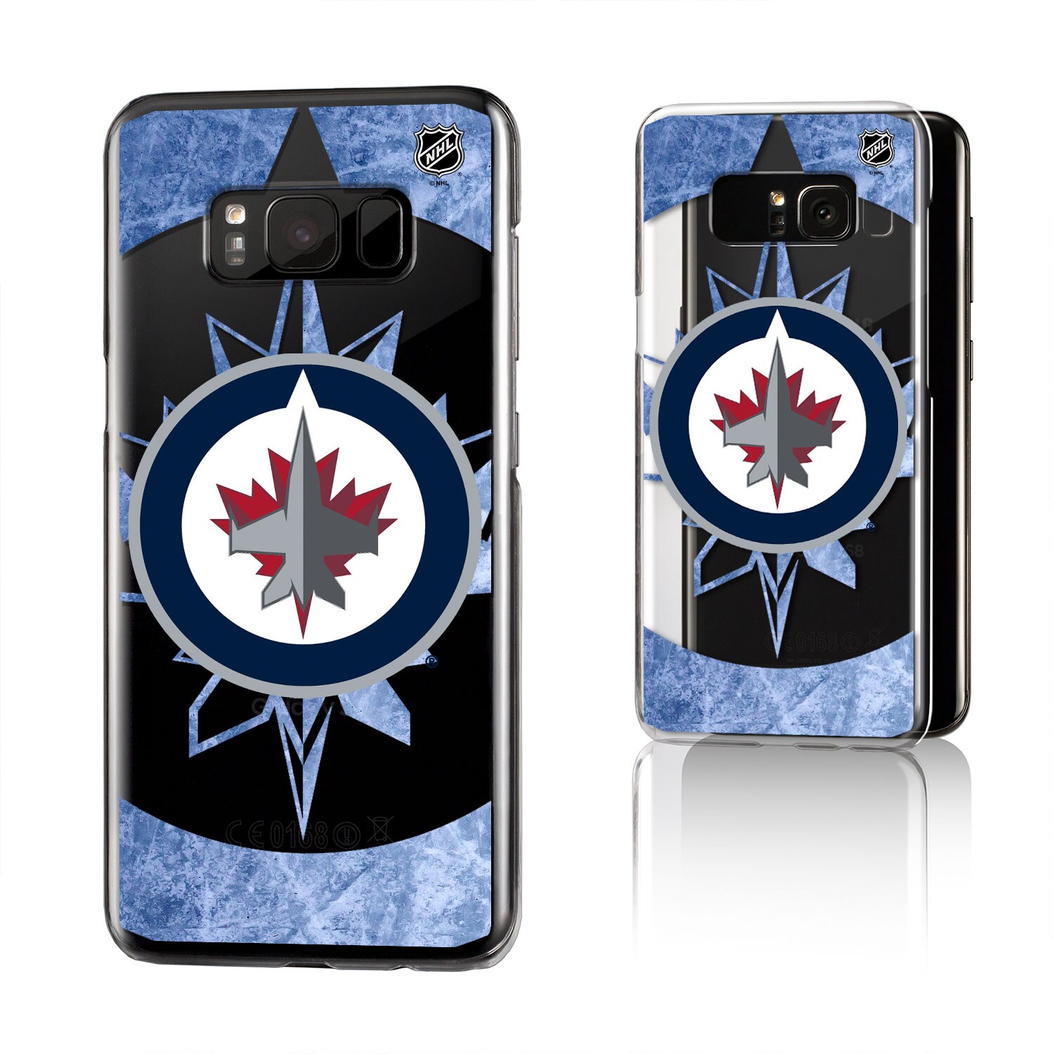 Winnipeg Jets Galaxy Clear Ice Case