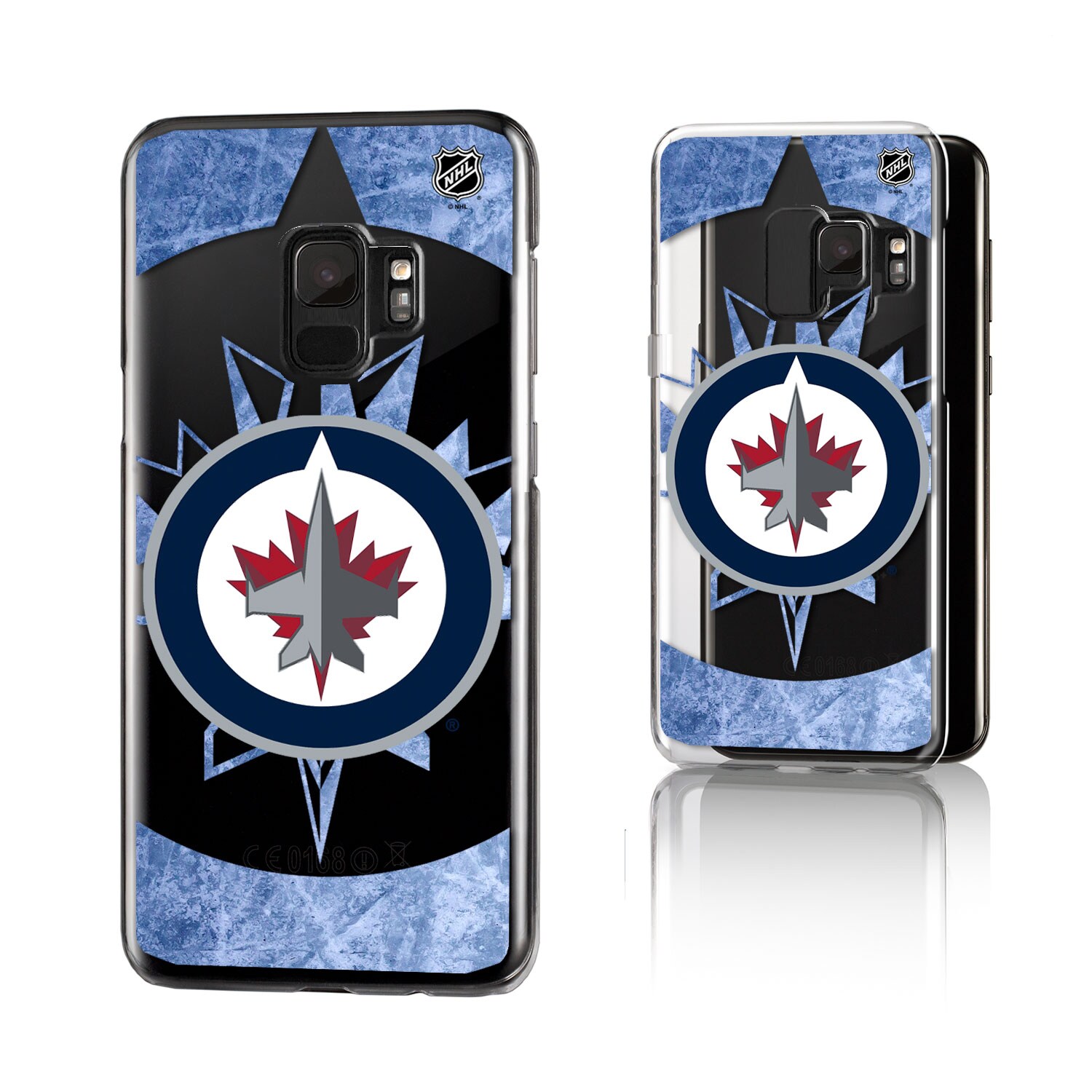 Winnipeg Jets Galaxy Clear Ice Case