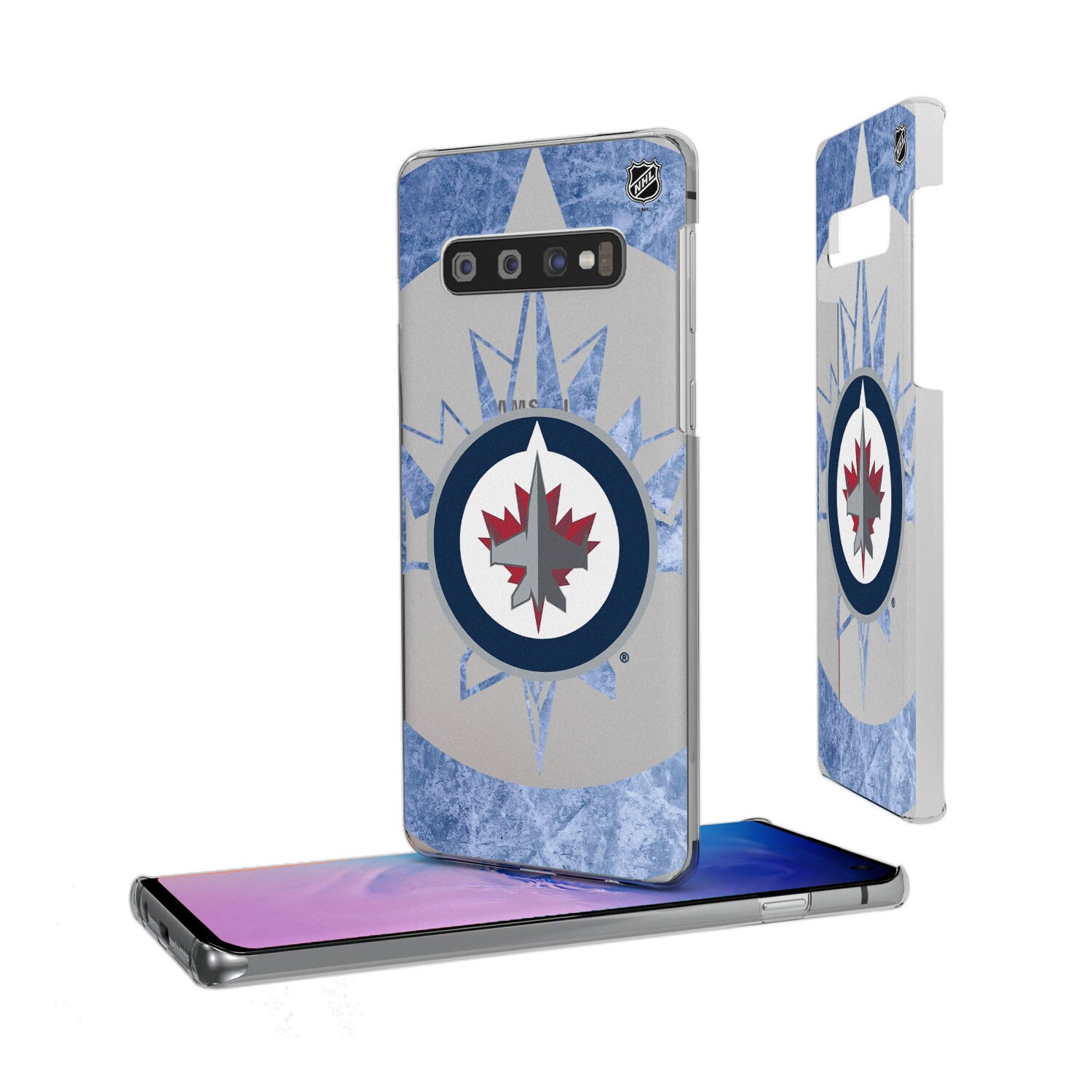 Winnipeg Jets Galaxy Clear Ice Case