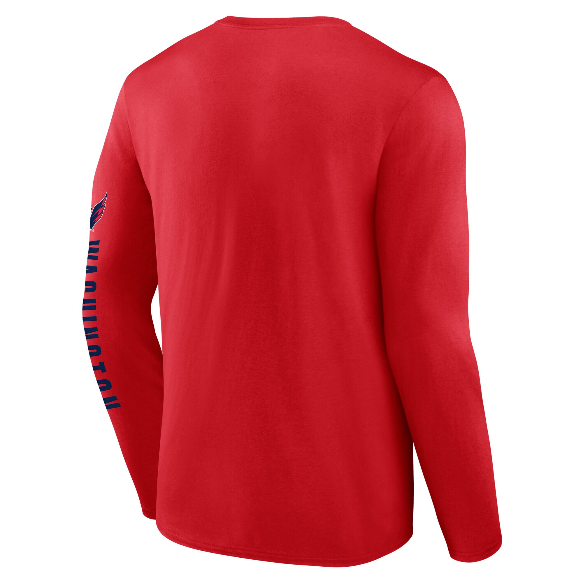 Men's Washington Capitals Fanatics Red Headline Long Sleeve T-Shirt