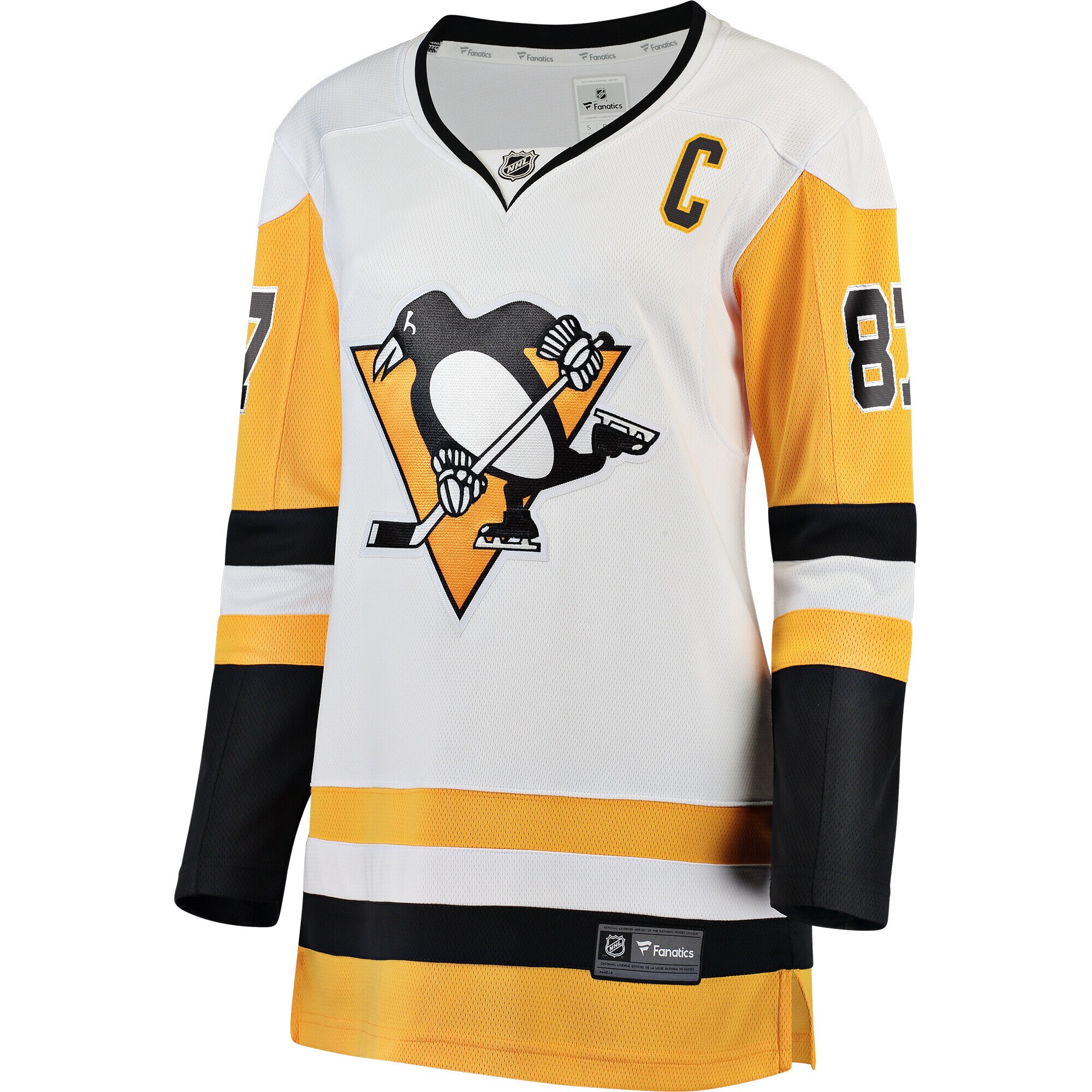 Women's Pittsburgh Penguins Sidney Crosby Fanatics White  Breakaway Jersey
