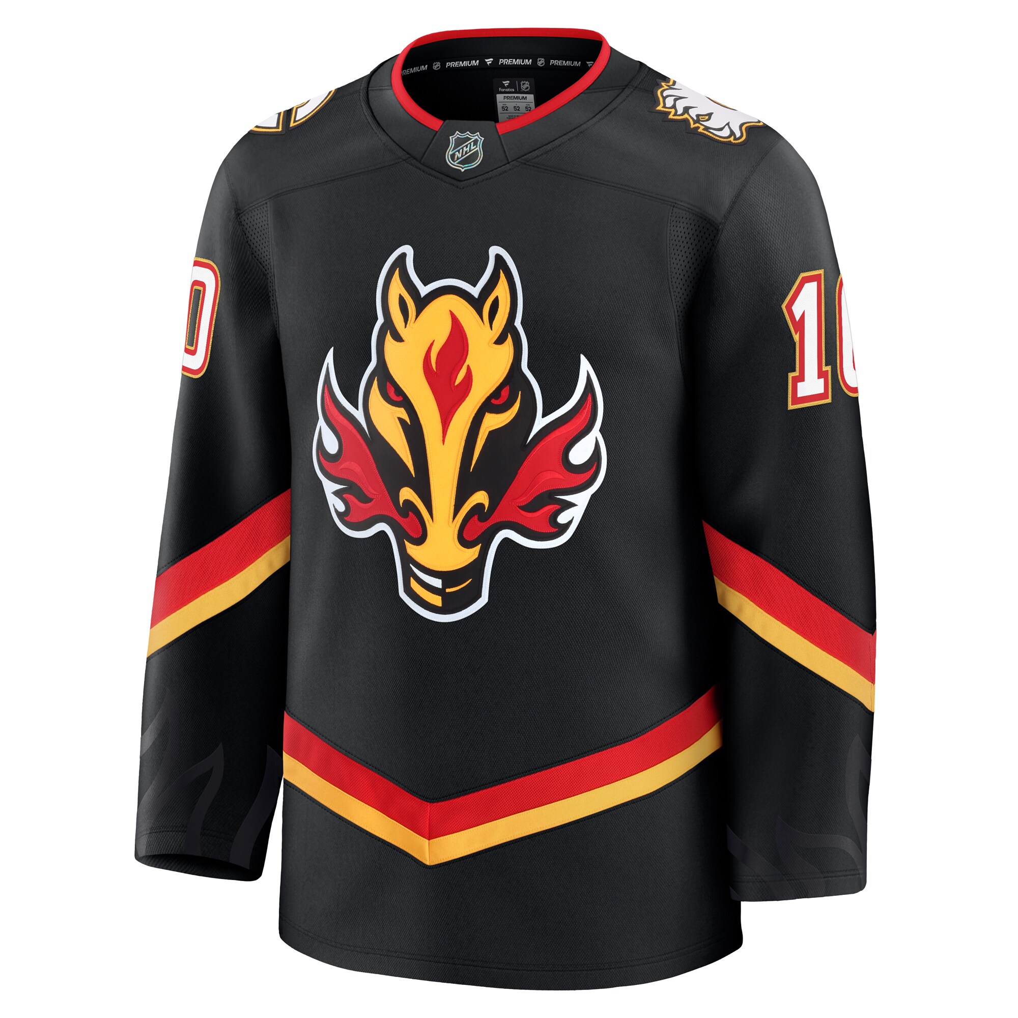 Men's Calgary Flames Jonathan Huberdeau Fanatics Black Alternate Premium Jersey