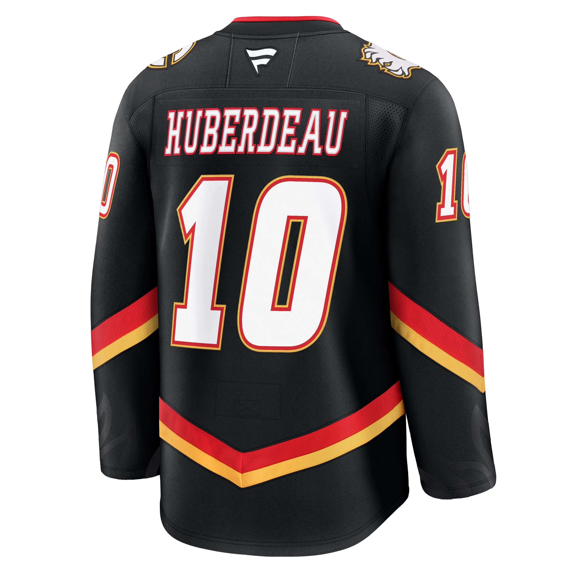 Men's Calgary Flames Jonathan Huberdeau Fanatics Black Alternate Premium Jersey 3 Men's Calgary Flames Jonathan Huberdeau Fanatics Black Alternate Premium Jersey