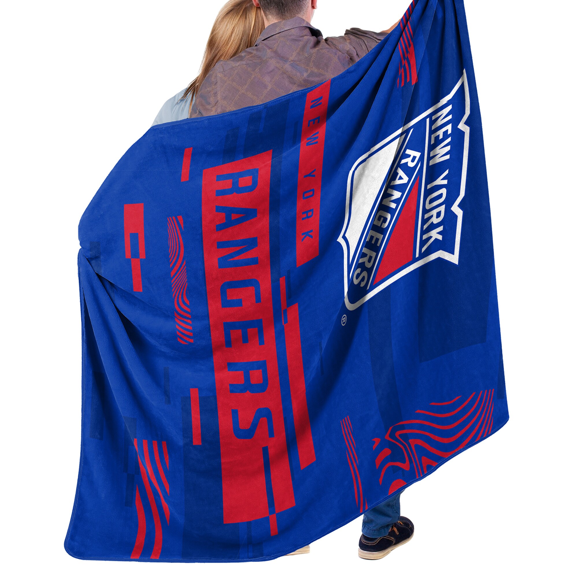 New York Rangers  The Northwest Group 50" x 60" Digitize Raschel Throw Blanket