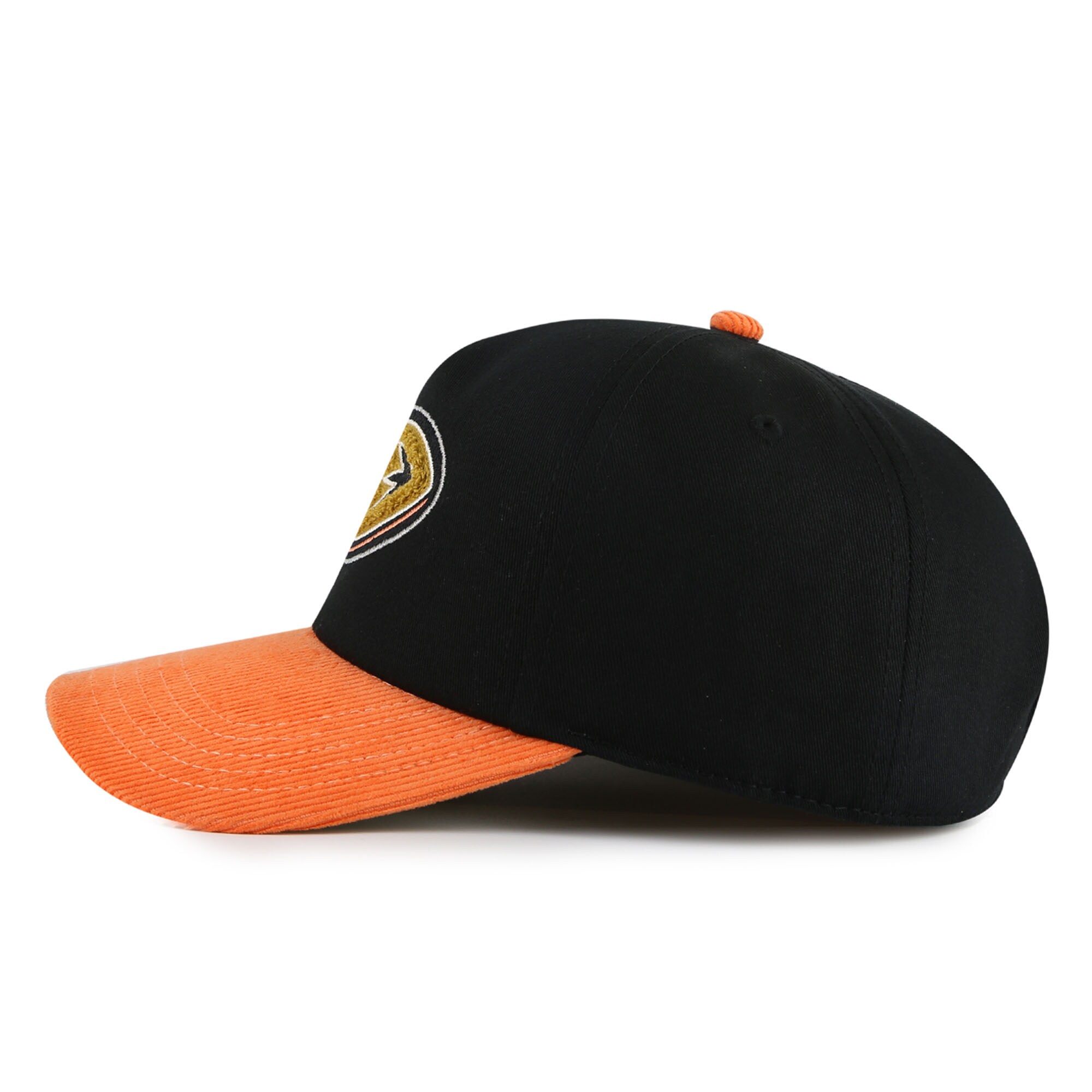 Men's Anaheim Ducks  American Needle Black/Orange Burnett Adjustable Hat