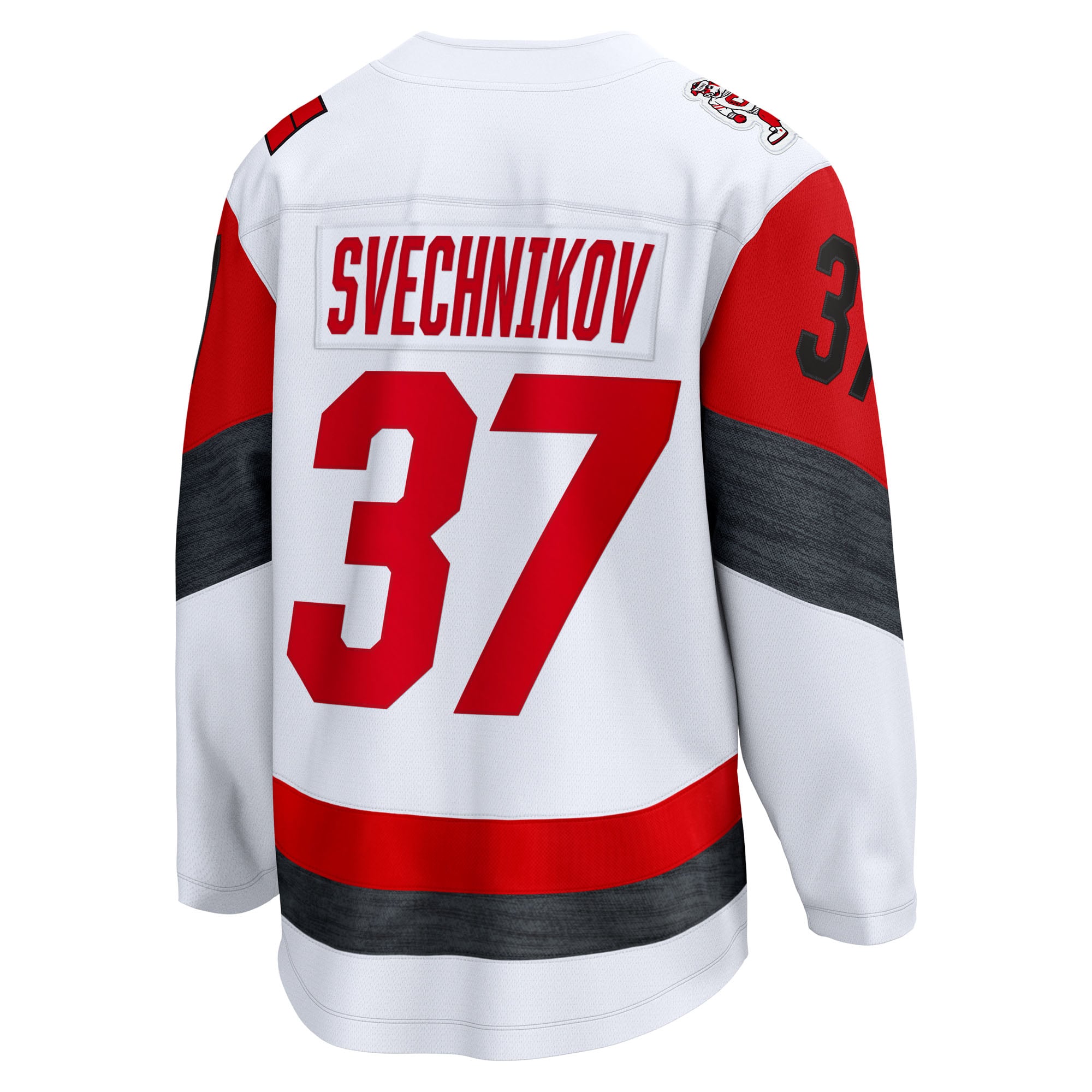 Men's Carolina Hurricanes Andrei Svechnikov Fanatics White Away Breakaway Jersey