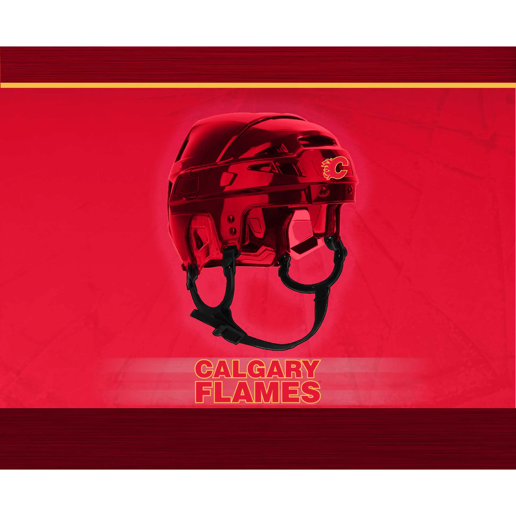 Calgary Flames Helmet Mouse Pad