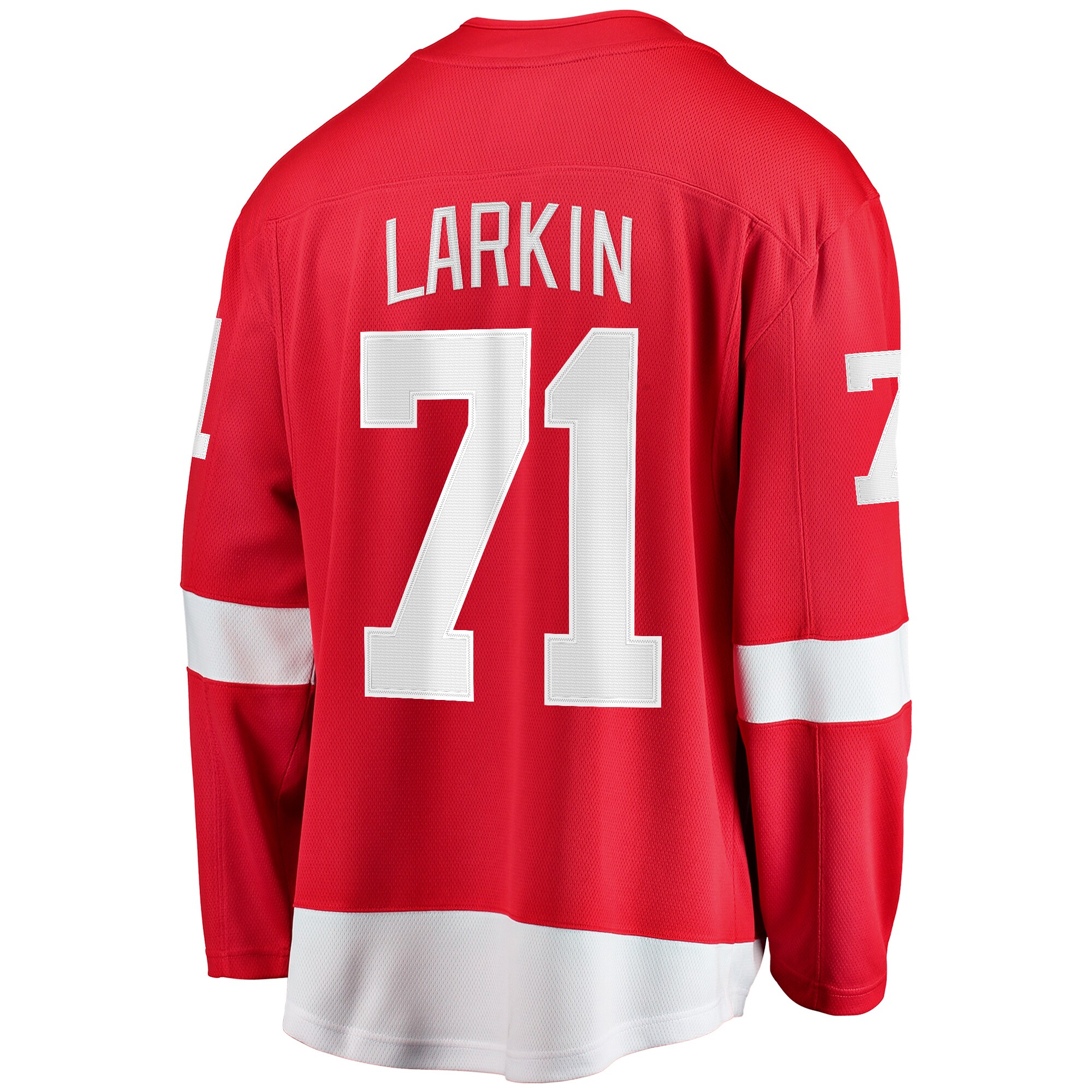 Men's Detroit Red Wings Dylan Larkin Fanatics Branded Red Captain Home Breakaway Jersey