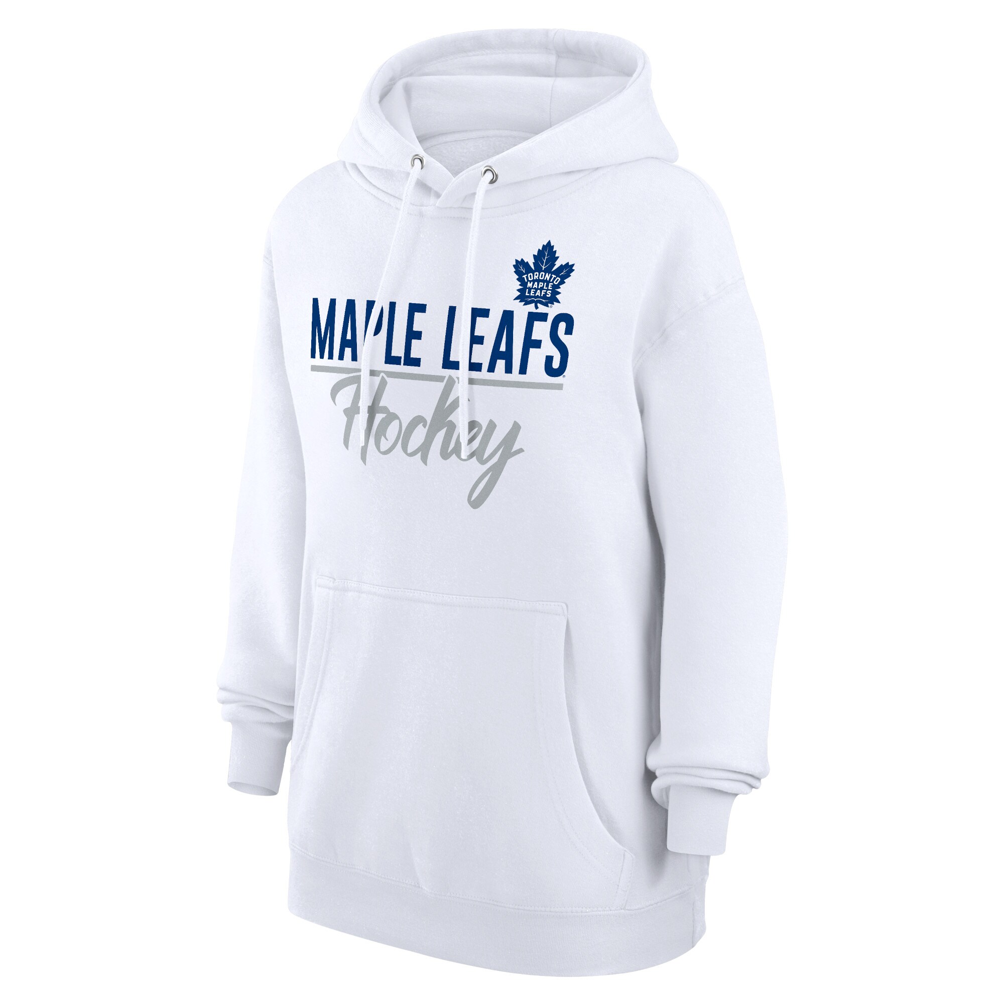Women's Toronto Maple Leafs  G-III 4Her by Carl Banks White Team Fleece Pullover Hoodie
