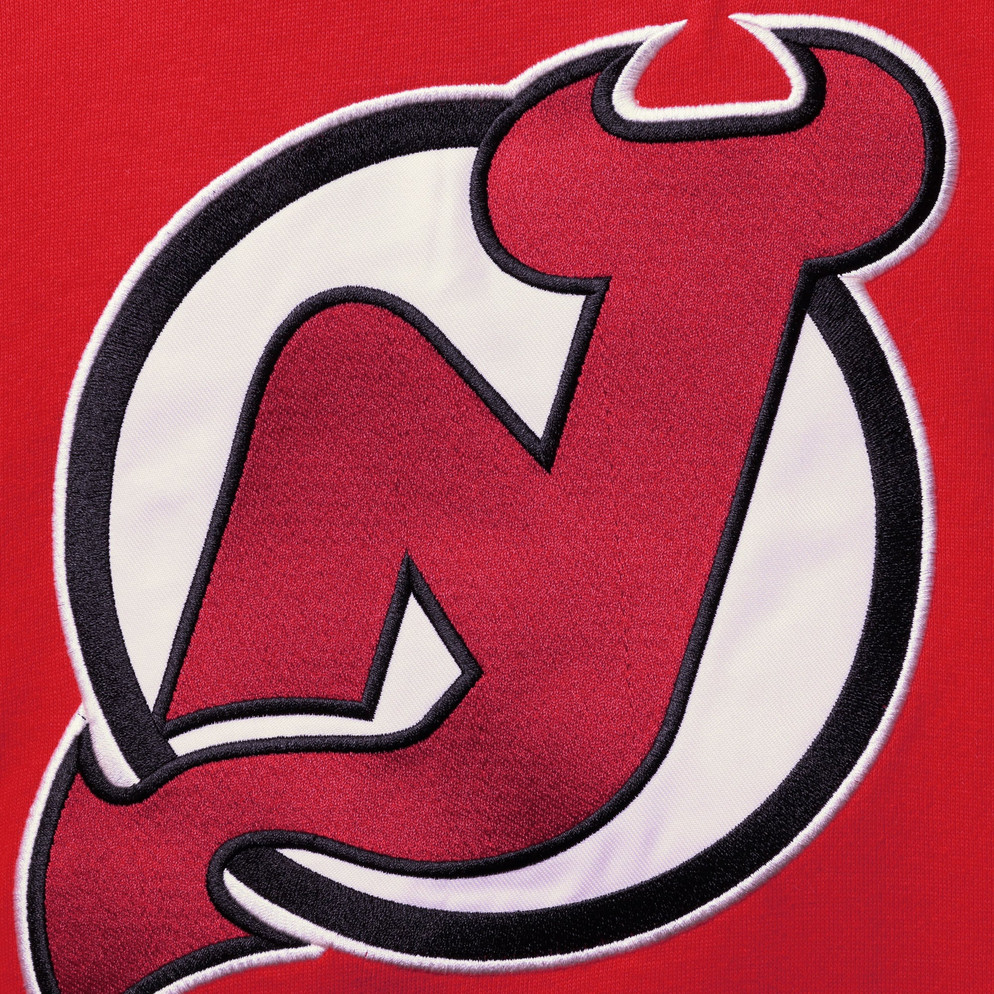 Men's New Jersey Devils  '47 Red Superior Lacer Lace-up Hoodie