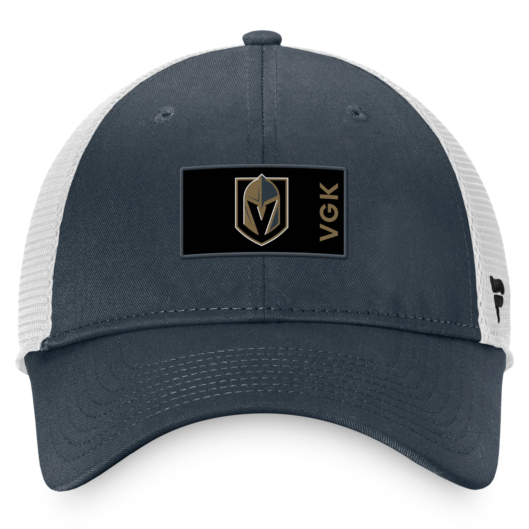 Men's Vegas Golden Knights Fanatics Charcoal/White Authentic Pro Rink Trucker Snapback Hat