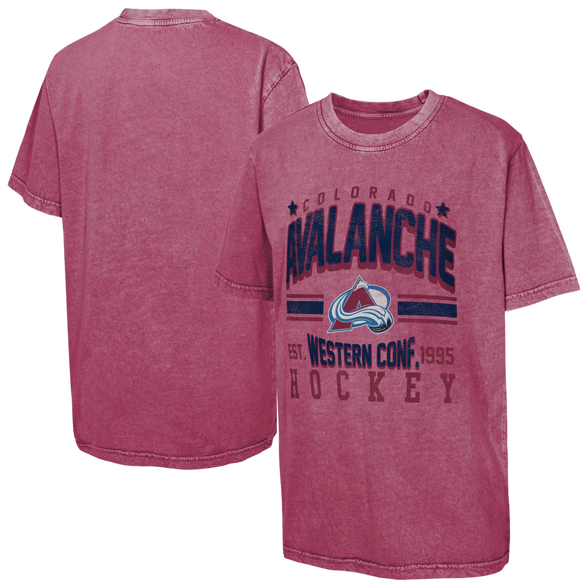 Youth Colorado Avalanche Burgundy Sure Short T-Shirt