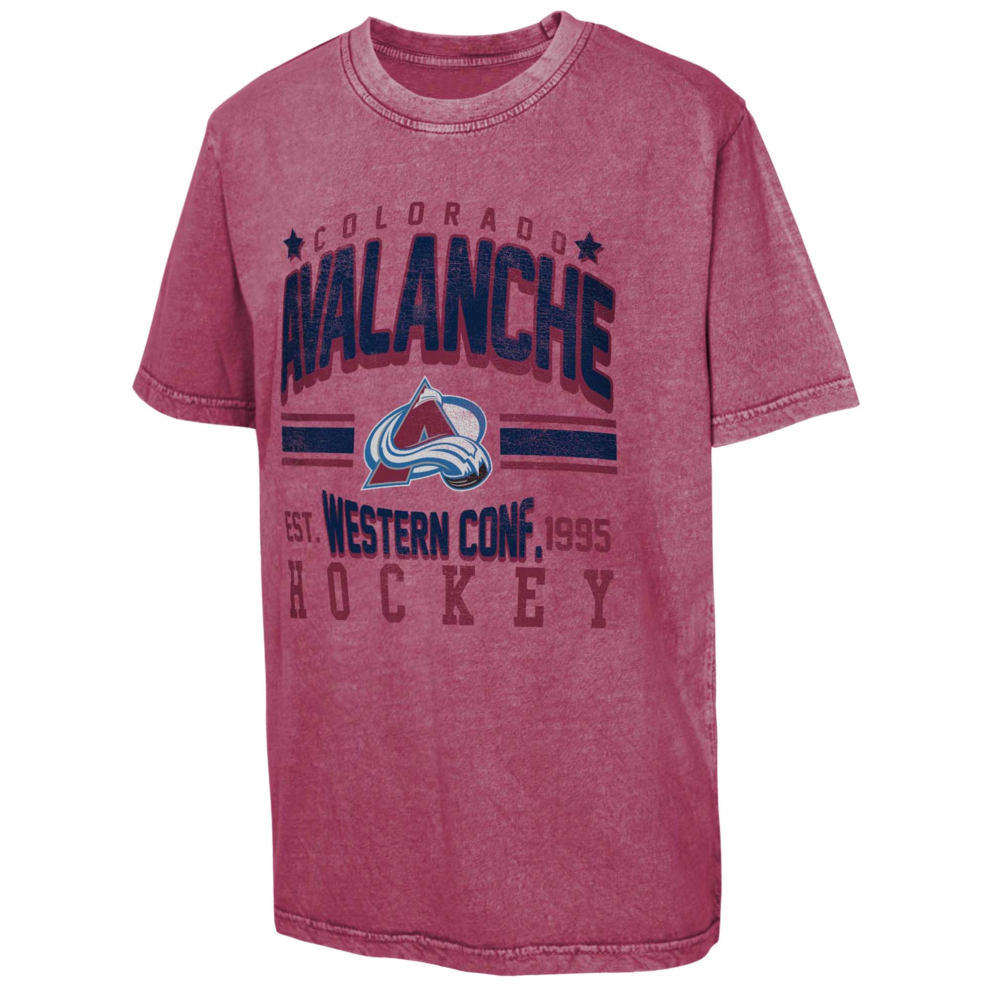 Youth Colorado Avalanche Burgundy Sure Short T-Shirt