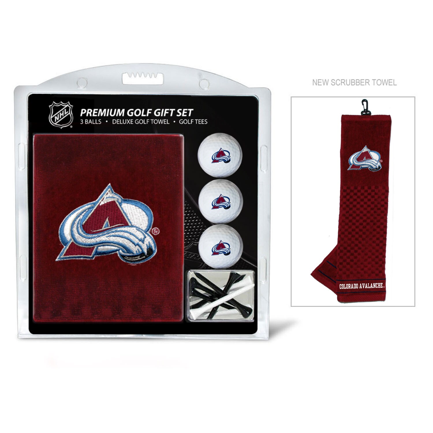 Colorado Avalanche Embroidered Golf Gift Set