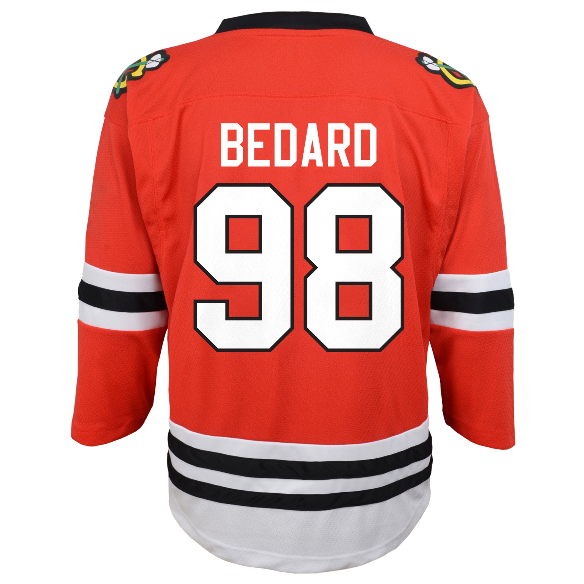 Youth Chicago Blackhawks Connor Bedard Red Home Replica Player Jersey 3 Youth Chicago Blackhawks Connor Bedard Red Home Replica Player Jersey