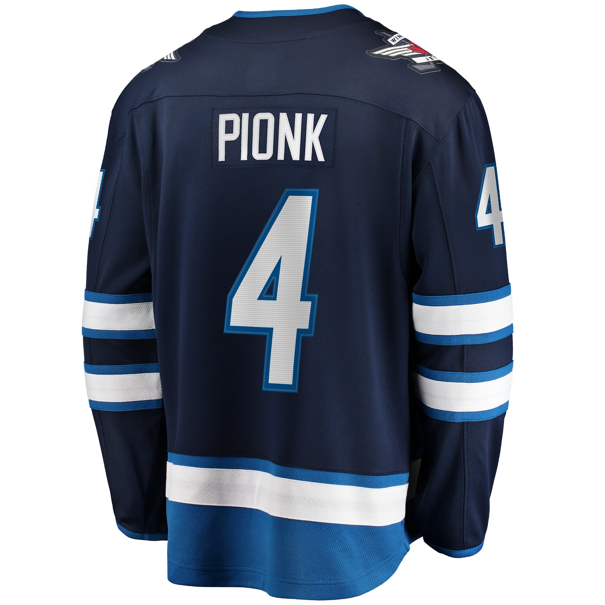 Men's Winnipeg Jets Neal Pionk Fanatics Navy Home Breakaway Player Jersey 3 Men's Winnipeg Jets Neal Pionk Fanatics Navy Home Breakaway Player Jersey