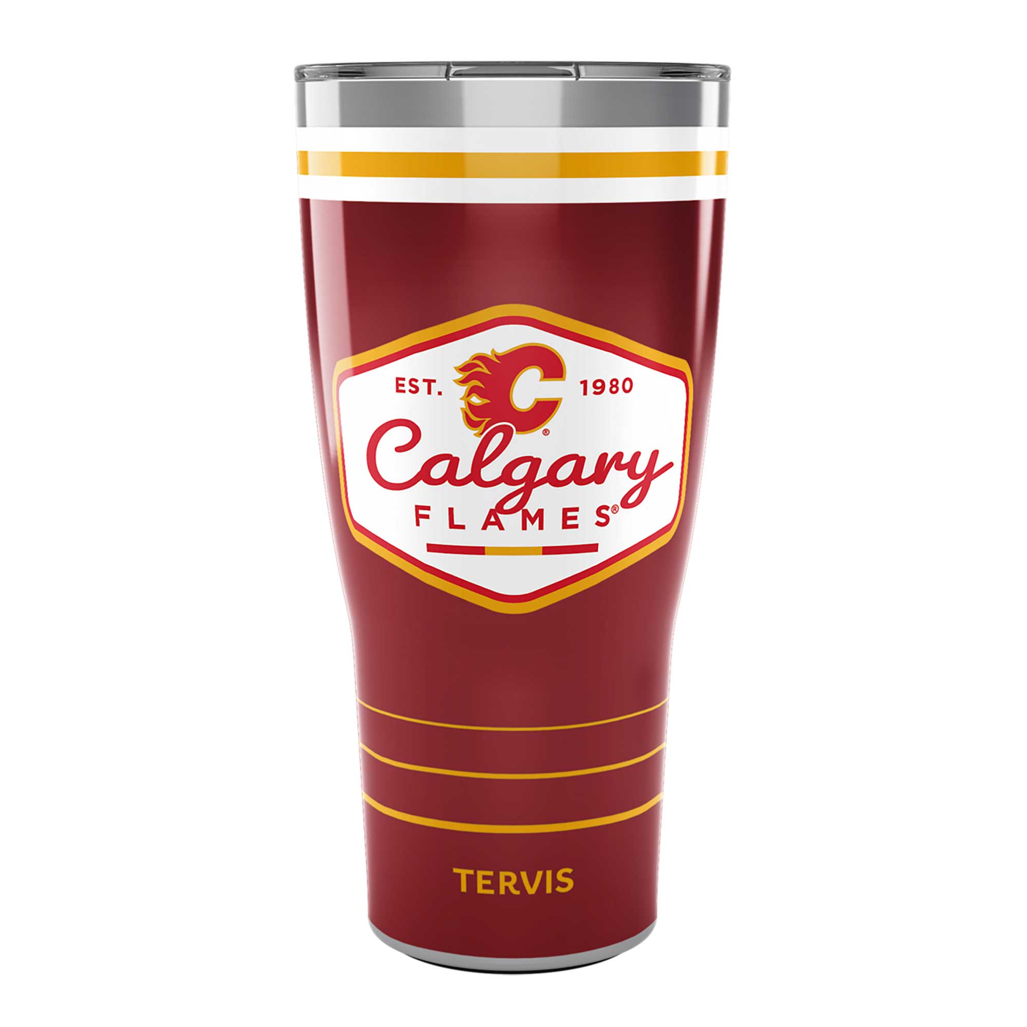 Calgary Flames Tervis 30oz. Retro Stainless Steel Tumbler