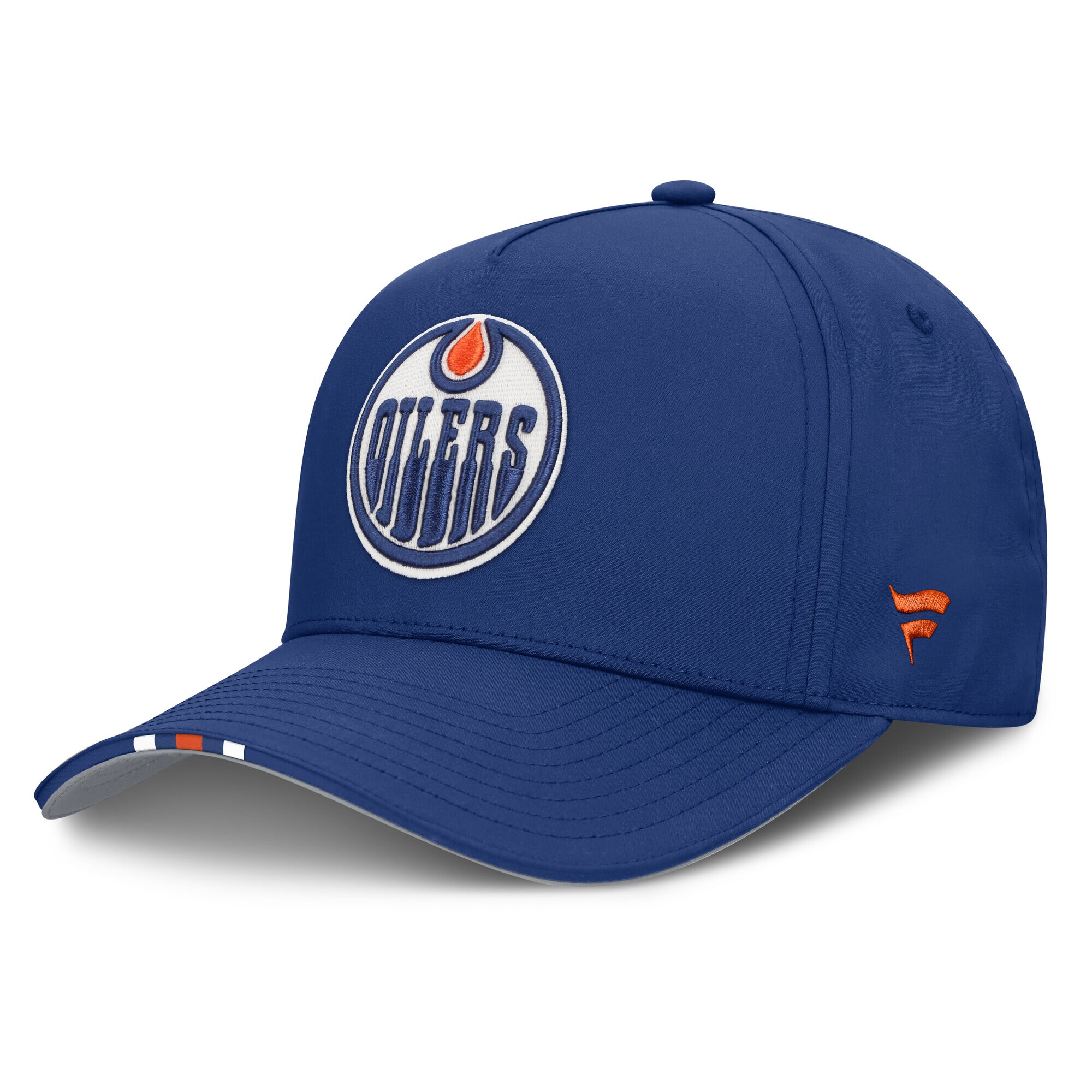 Men's Edmonton Oilers Fanatics Royal 2025 NHL Draft Authentic Pro On-Stage Podium A-Frame Adjustable Hat