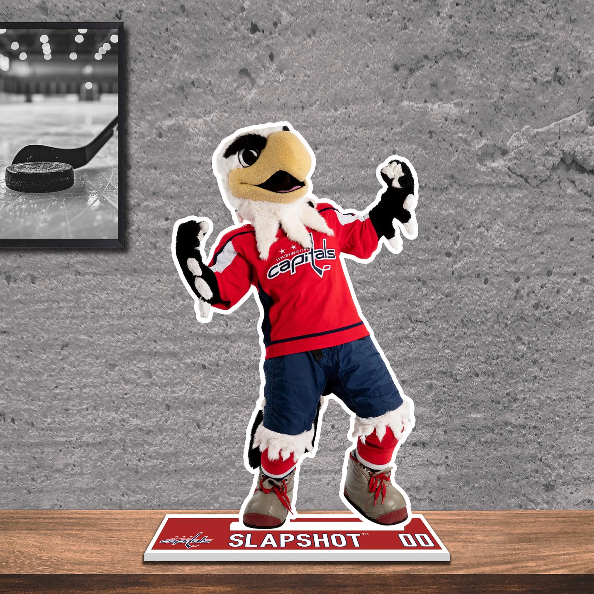 Washington Capitals Slapshot Mascot Standee