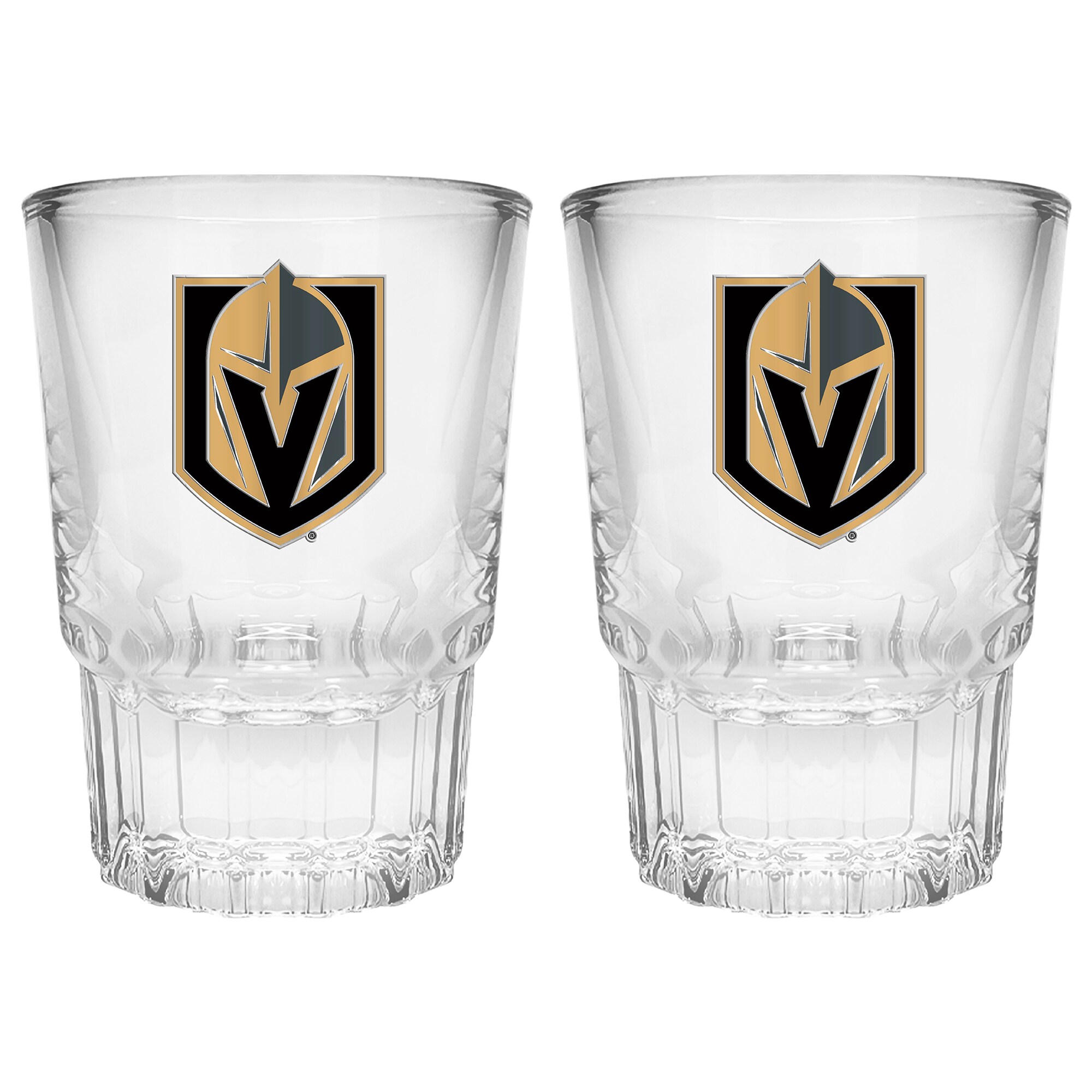Vegas Golden Knights 2-Piece Prism Shot Glass Set