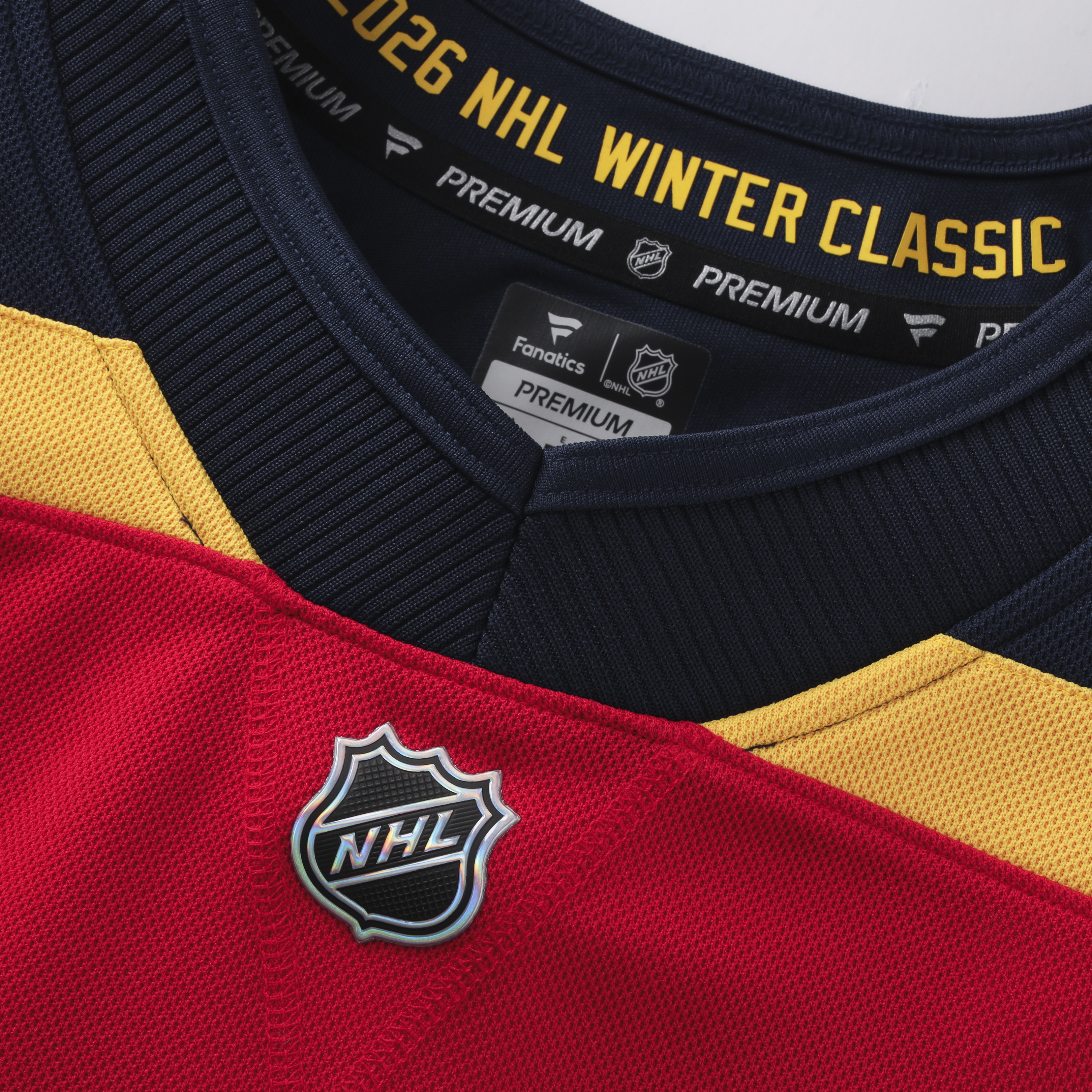 Men's Florida Panthers  Fanatics Red 2026 NHL Winter Classic Premium Jersey