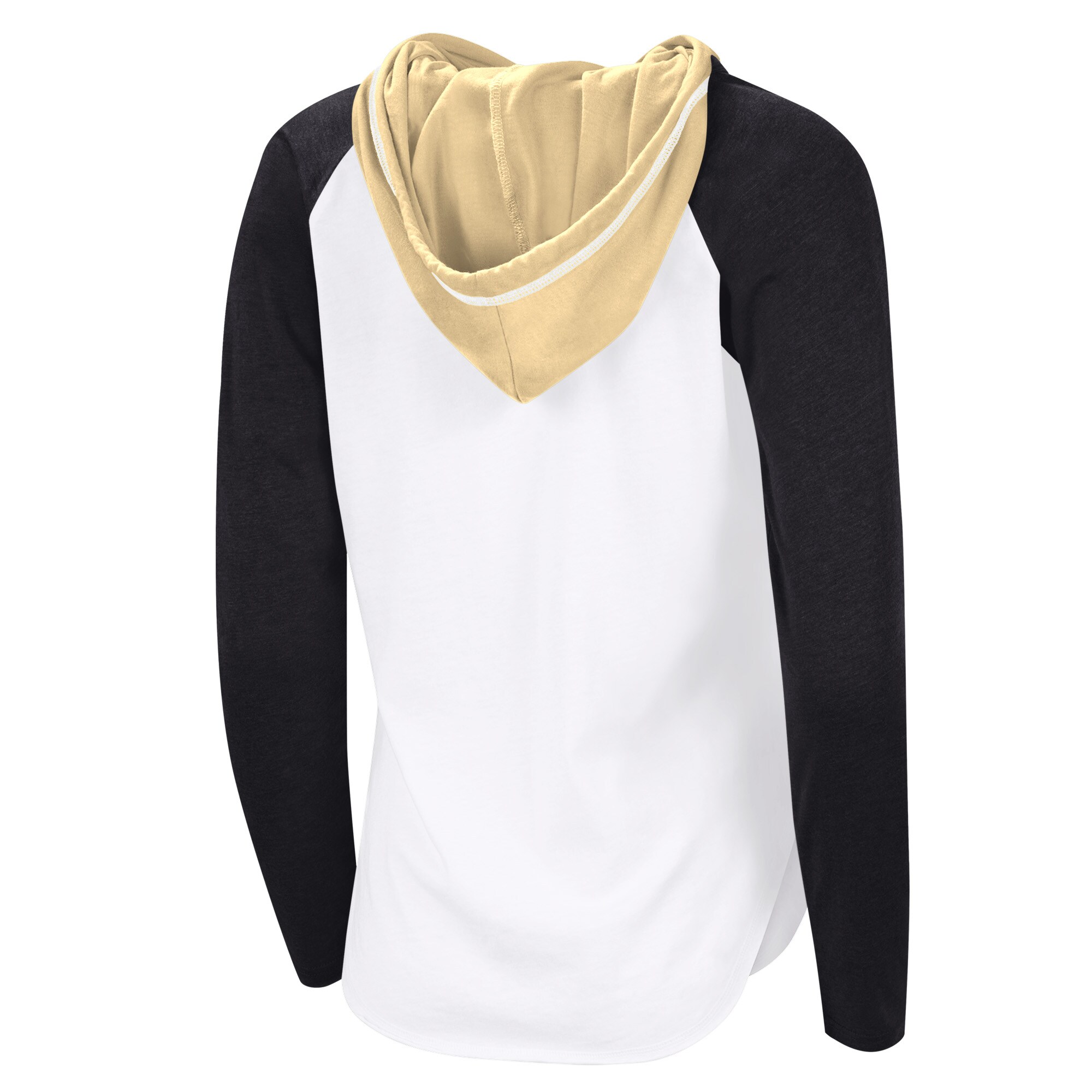 Women's Vegas Golden Knights  G-III 4Her by Carl Banks White VIP Raglan Long Sleeve Hoodie T-Shirt