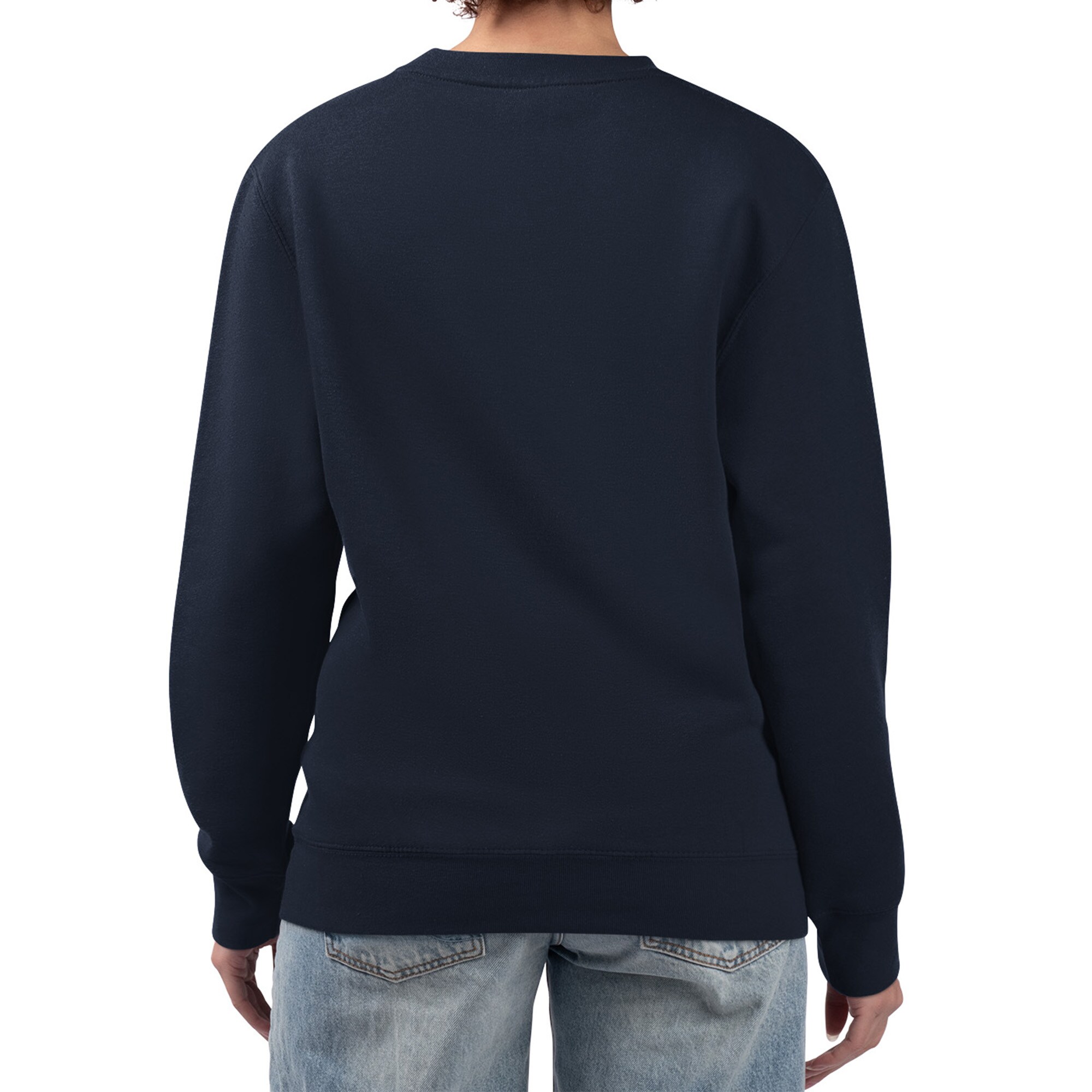 Women's Winnipeg Jets  G-III 4Her by Carl Banks Navy Filigree Team Graphic Fleece Pullover Sweatshirt