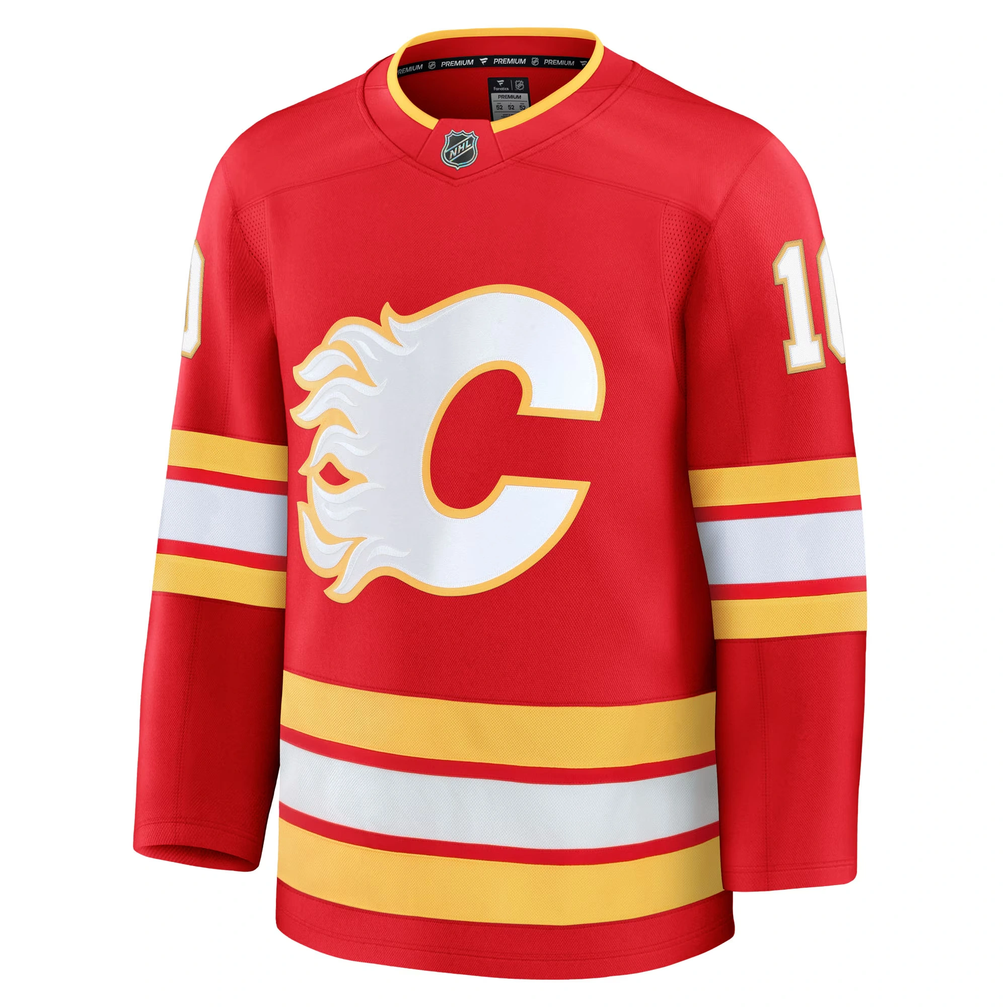 Men's Calgary Flames Jonathan Huberdeau Fanatics Red Home Premium Jersey