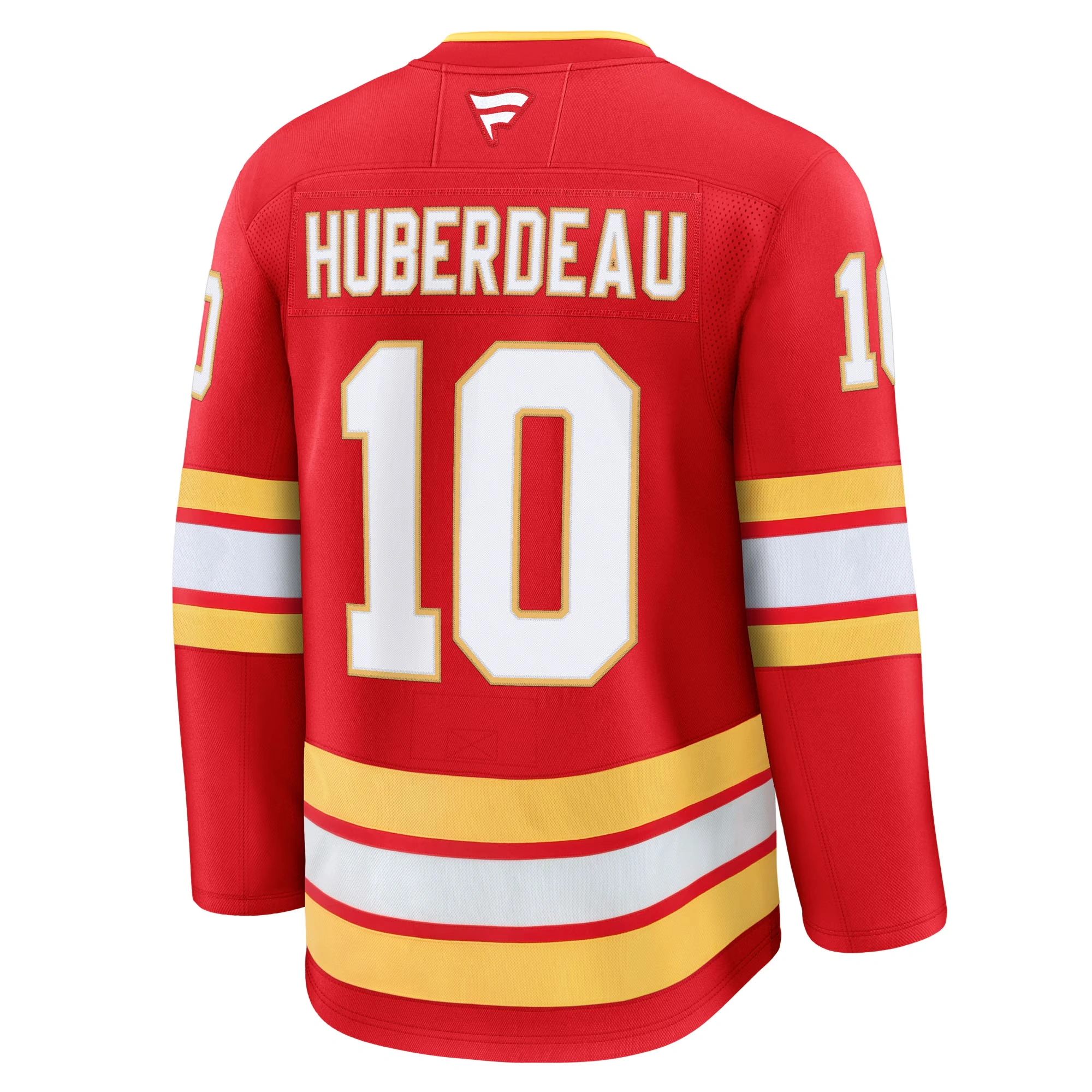Men's Calgary Flames Jonathan Huberdeau Fanatics Red Home Premium Jersey