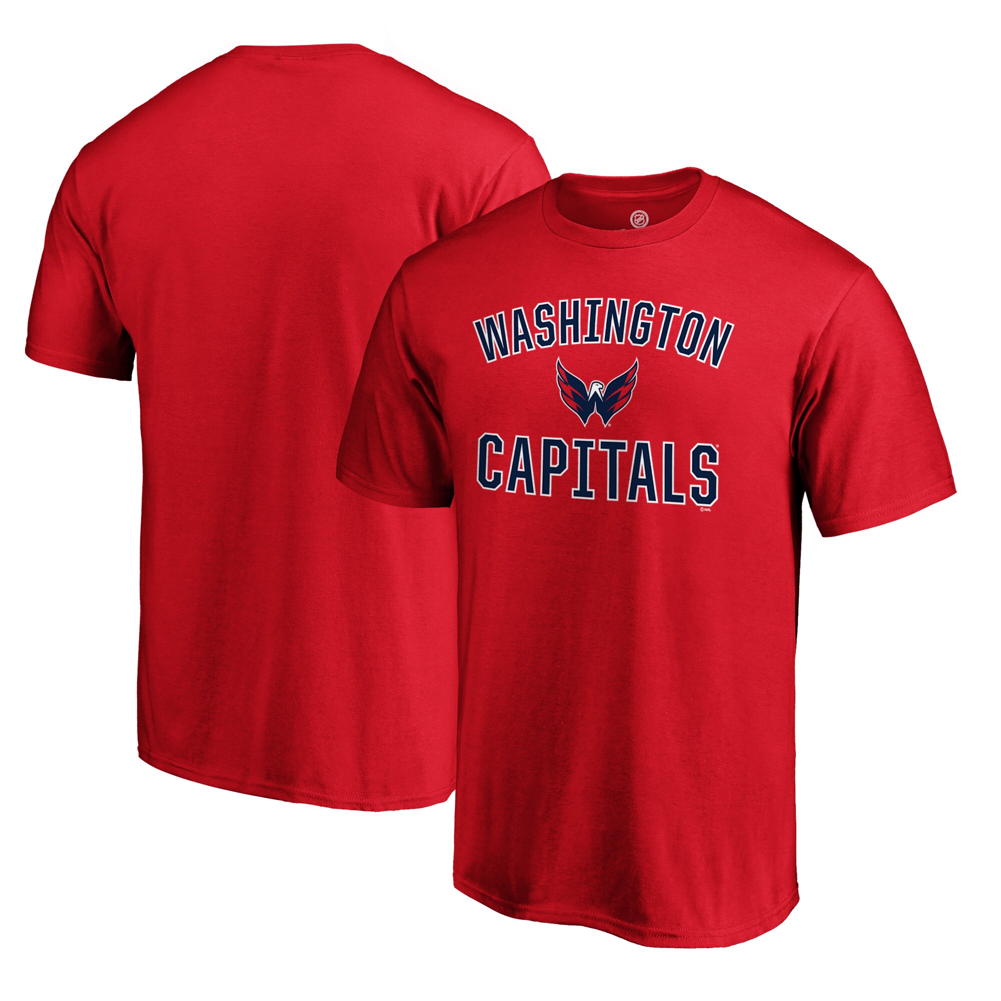 Men's Washington Capitals Fanatics Red Team Victory Arch T-Shirt