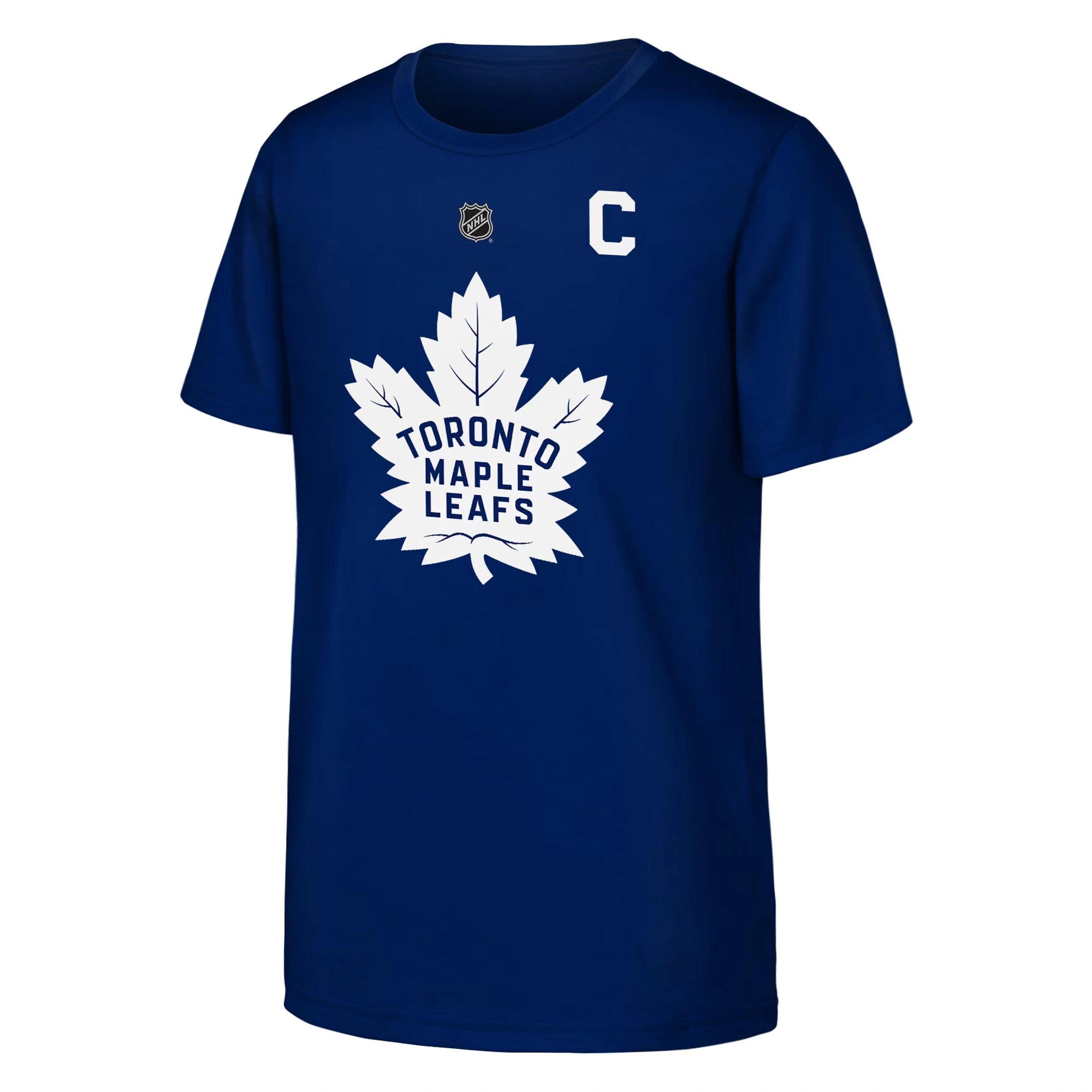 Youth Toronto Maple Leafs Auston Matthews Outerstuff Blue Player Name & Number T-Shirt