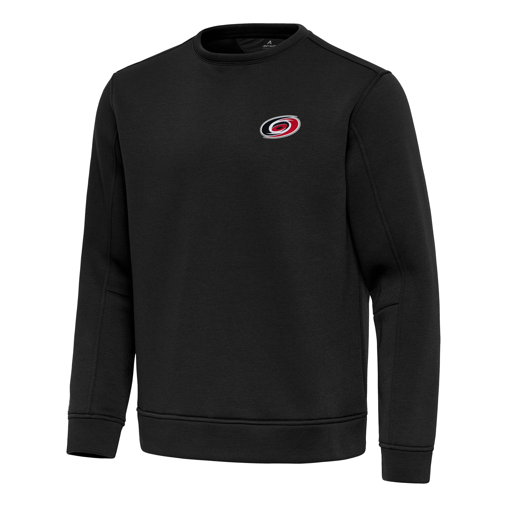 Men's Carolina Hurricanes Antigua Black Relevant Lightweight Pullover Sweatshirt