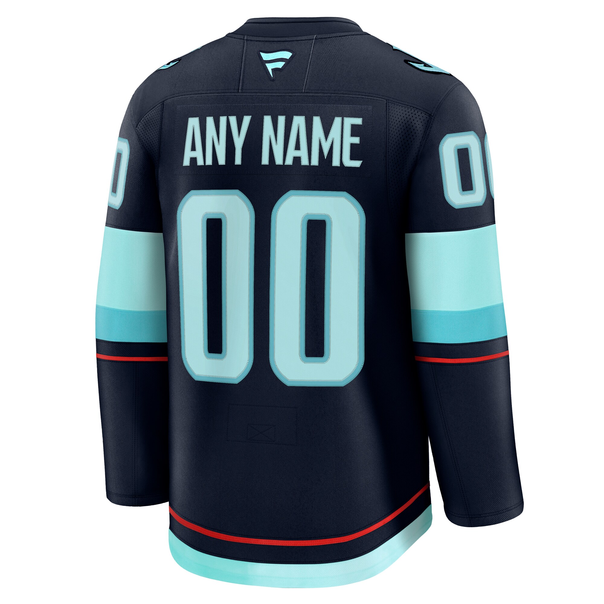 Men's Seattle Kraken Fanatics Deep Sea Blue Home Premium Custom Jersey