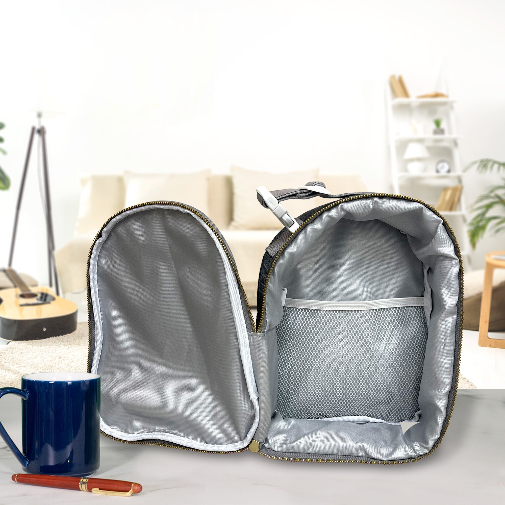 Winnipeg Jets Gray Personalized Insulated Bag