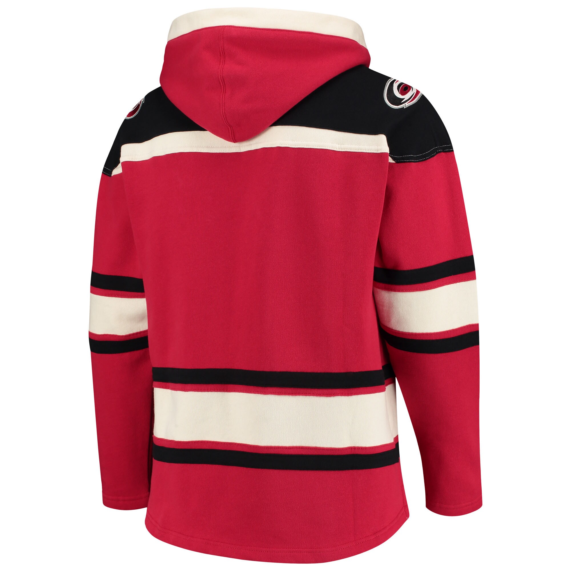 Men's Carolina Hurricanes  '47 Red Superior Lacer Lace-up Hoodie