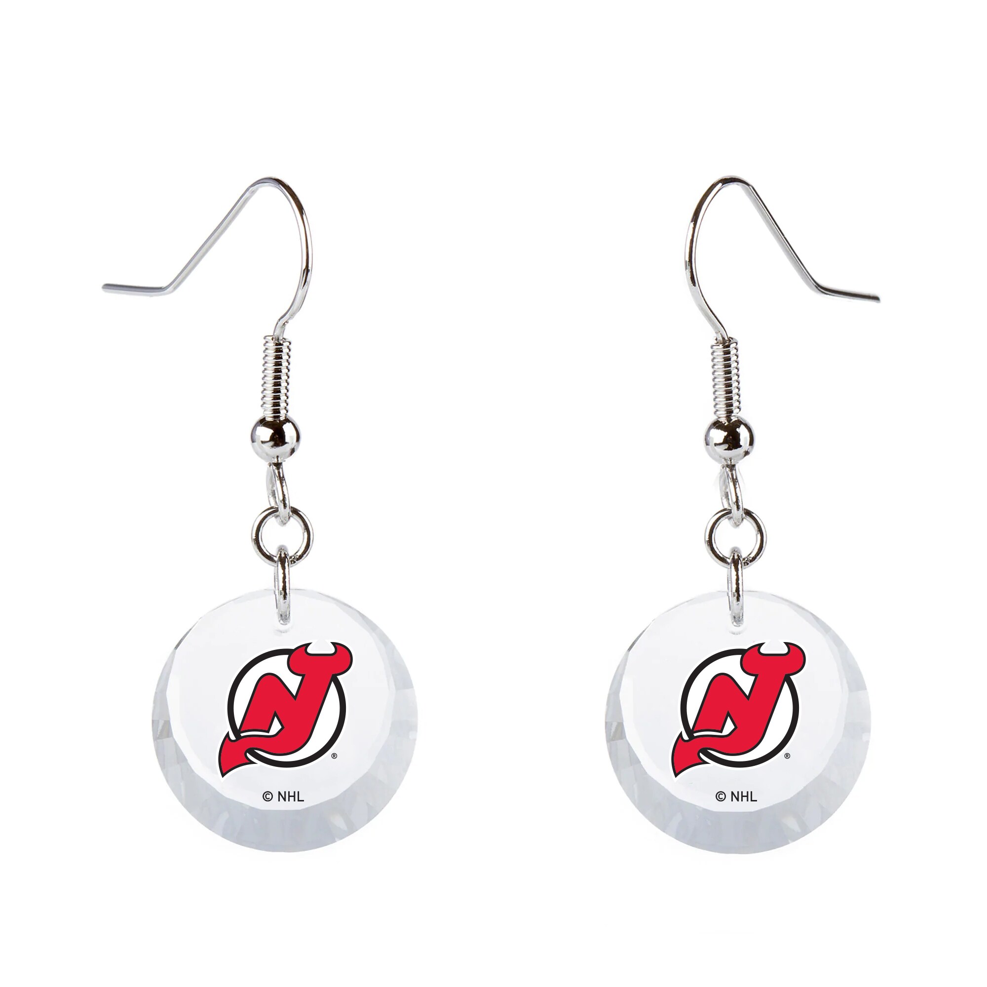Women's New Jersey Devils Swarovski Team Logo Earrings