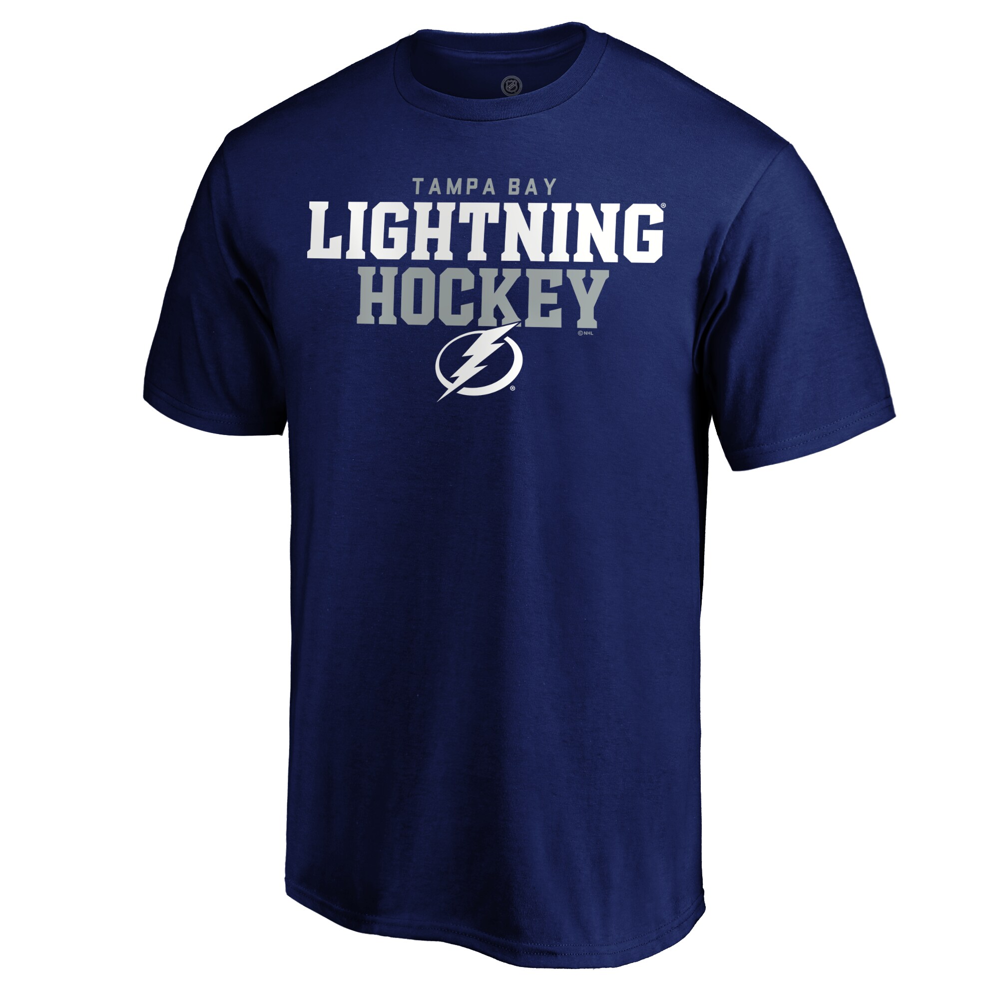 Men's Tampa Bay Lightning Navy Double Stack T-Shirt