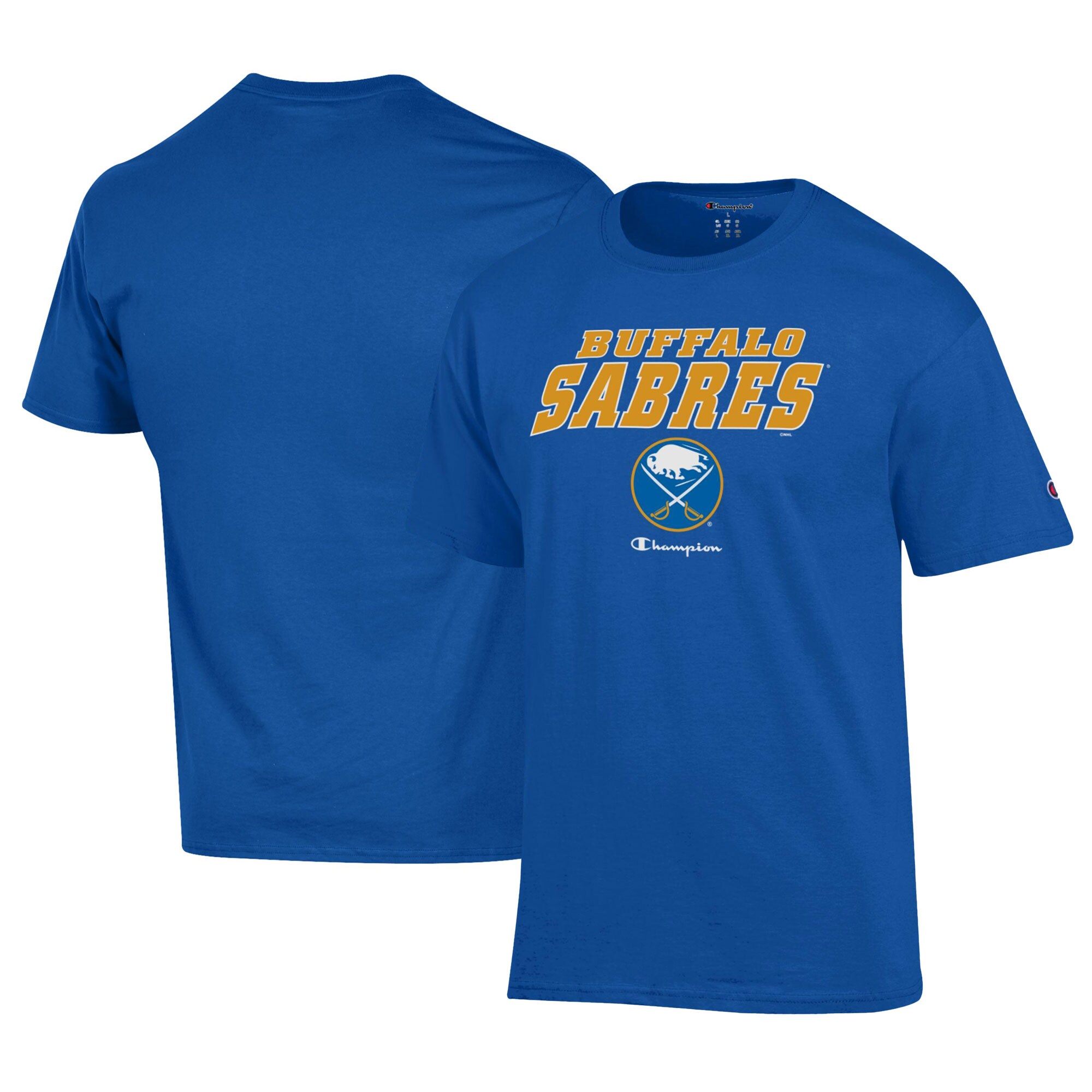 Men's Buffalo Sabres Champion Royal Jersey T-Shirt