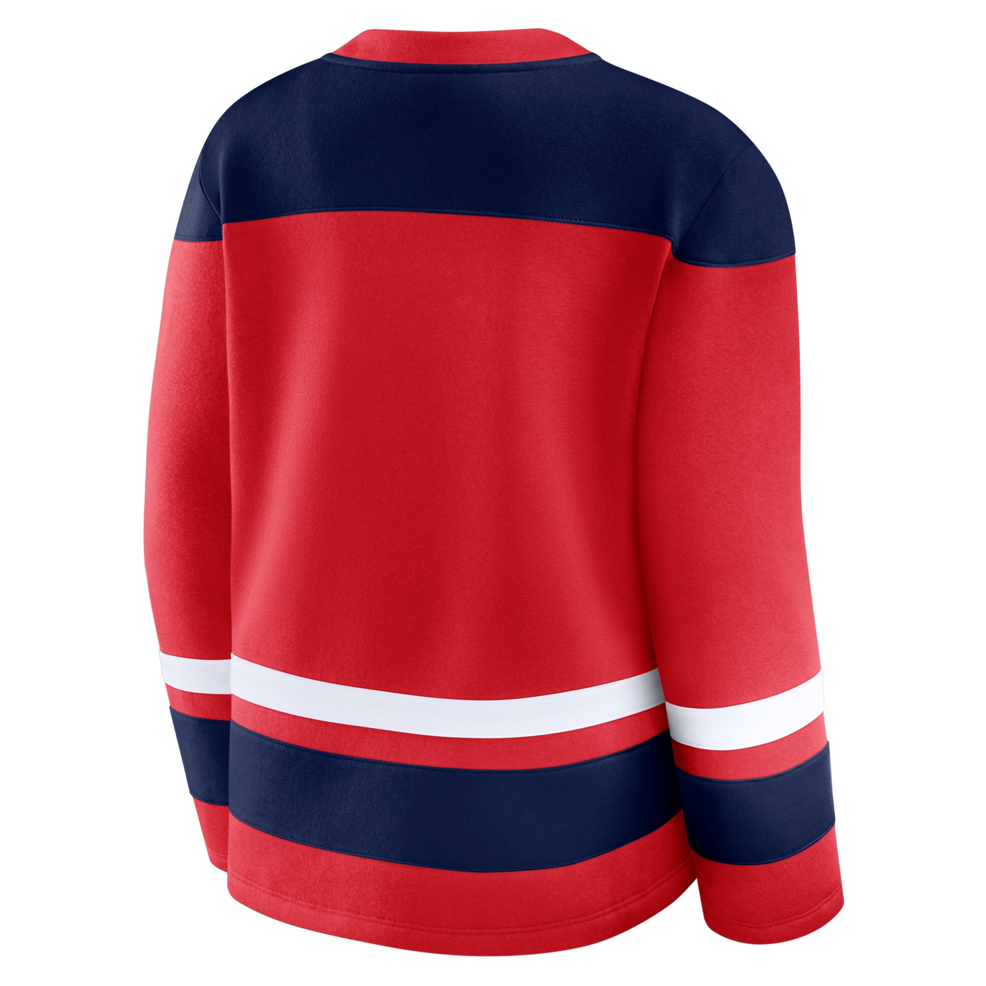 Women's Washington Capitals  Fanatics Red Icing Long Sleeve Lace Up Sweatshirt