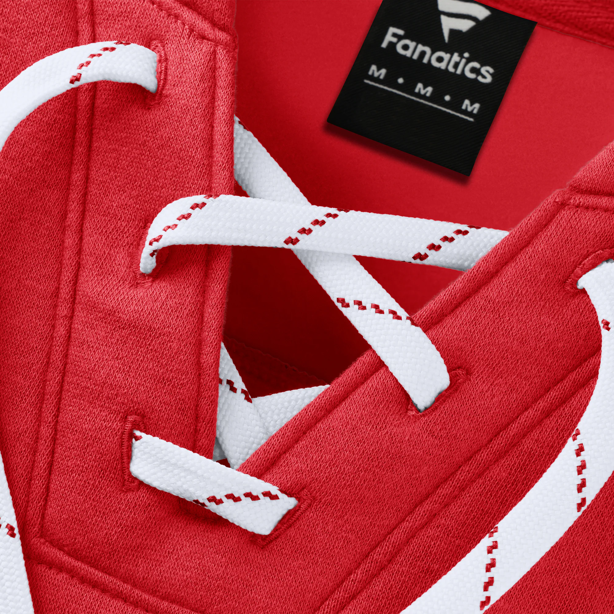 Women's Washington Capitals  Fanatics Red Icing Long Sleeve Lace Up Sweatshirt