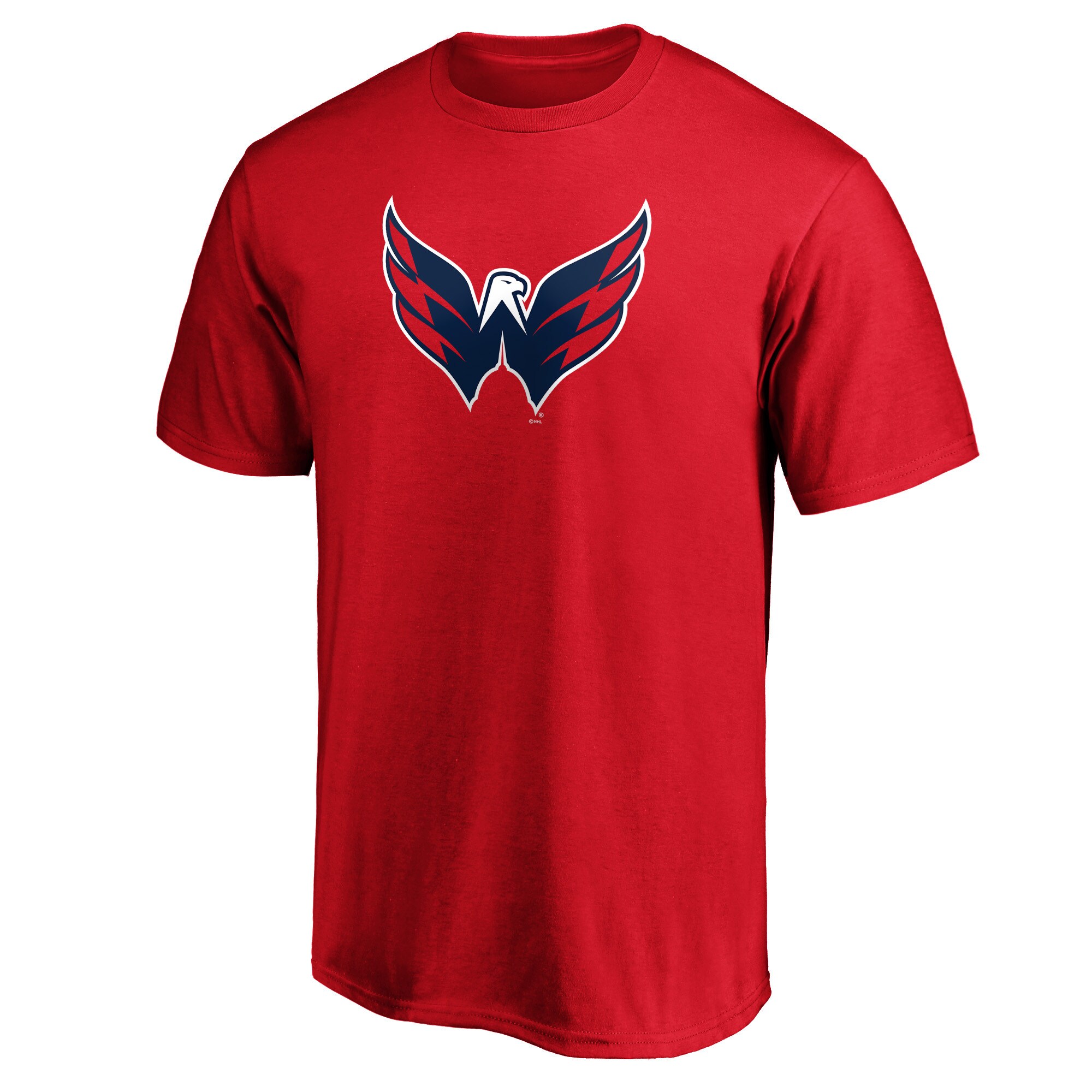 Men's Washington Capitals Fanatics Red Primary Team Logo T-Shirt